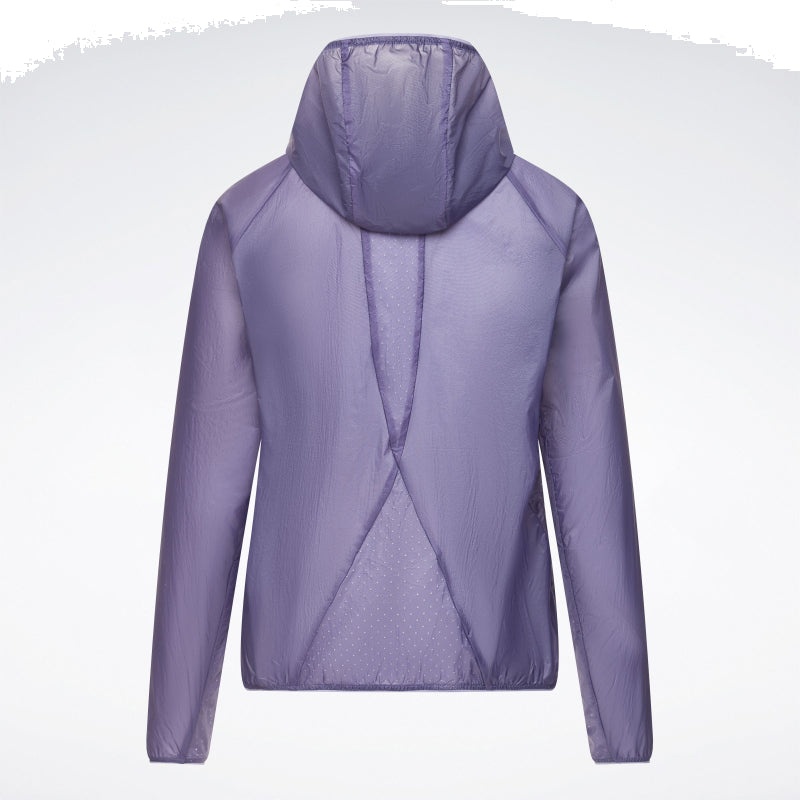 (WMNS) Reebok Woven Zipper Sun Protection Jacket 'Purple' 23RCS102WGP0 - 2