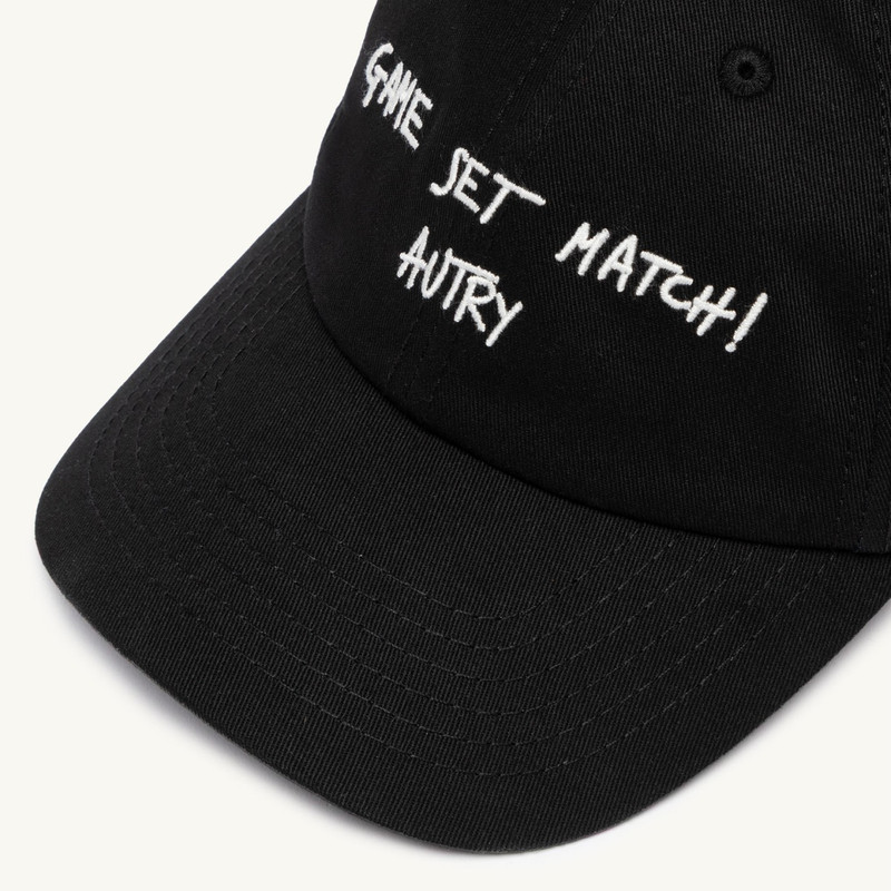 'GAME SET MATCH!' BASEBALL CAP UNISEX 3