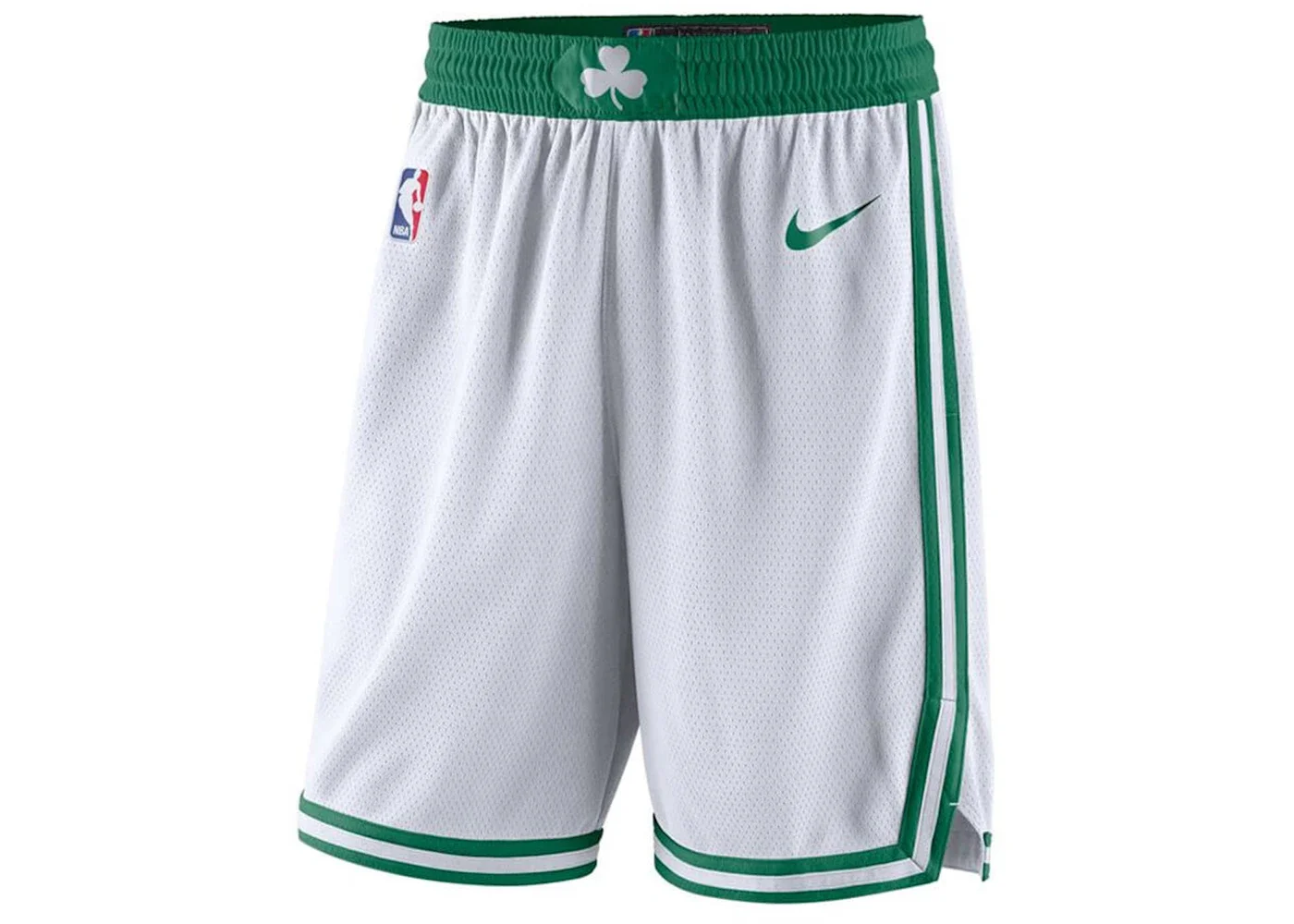Nike NBA Boston Celtics Association Edition Swingman Dri-FIT Shorts White/Green - 1