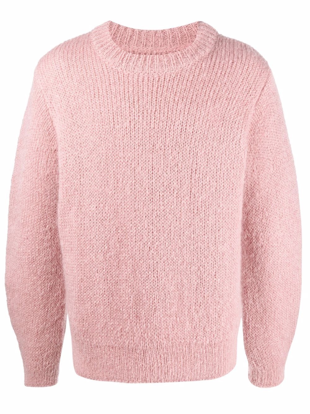 chunky knit crewneck jumper - 1