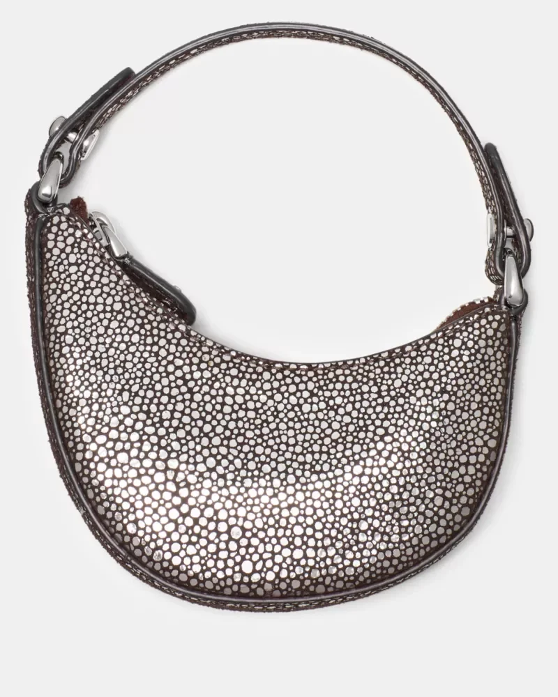 Charmed Metallic Dot Suede Nano Duo Bag Charm - 1