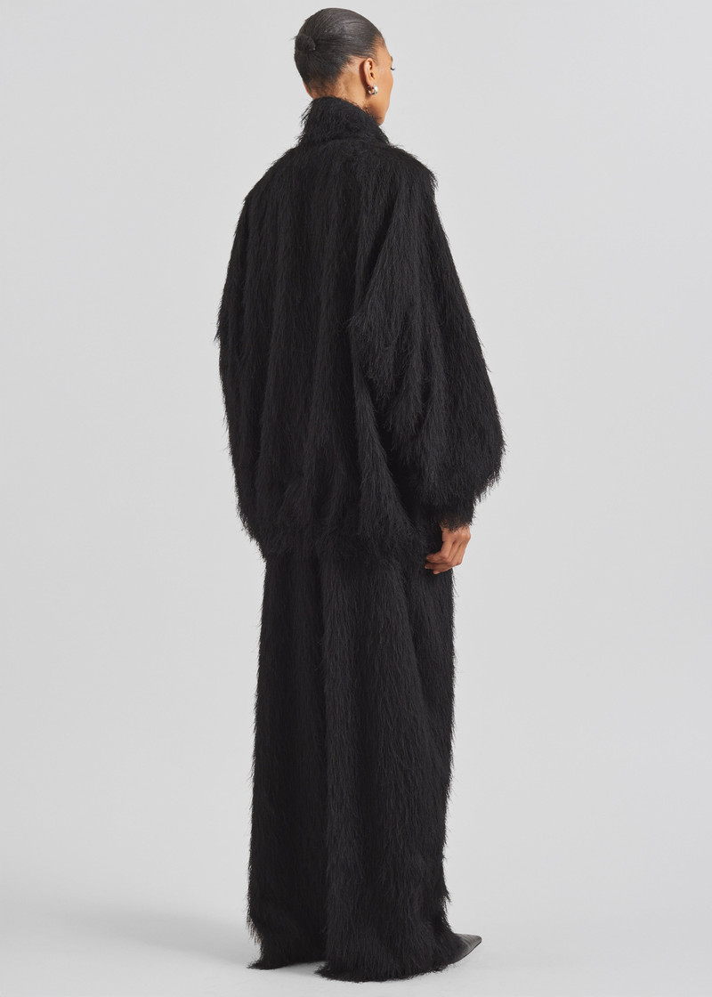 Baxter Fringed Track Pants - Black 6