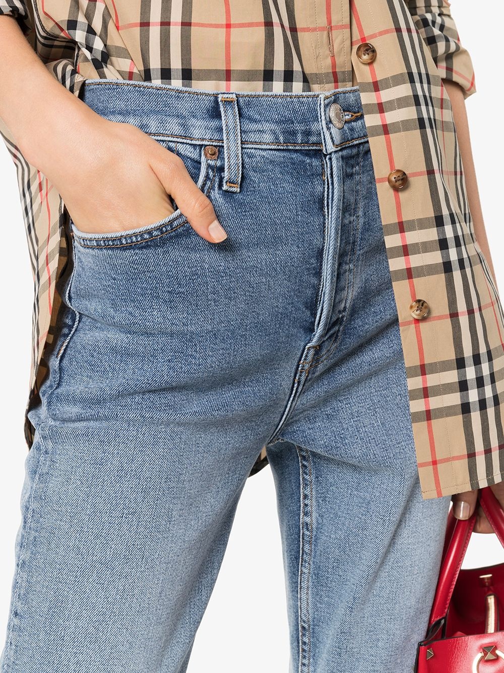 slim-fit cropped jeans - 5