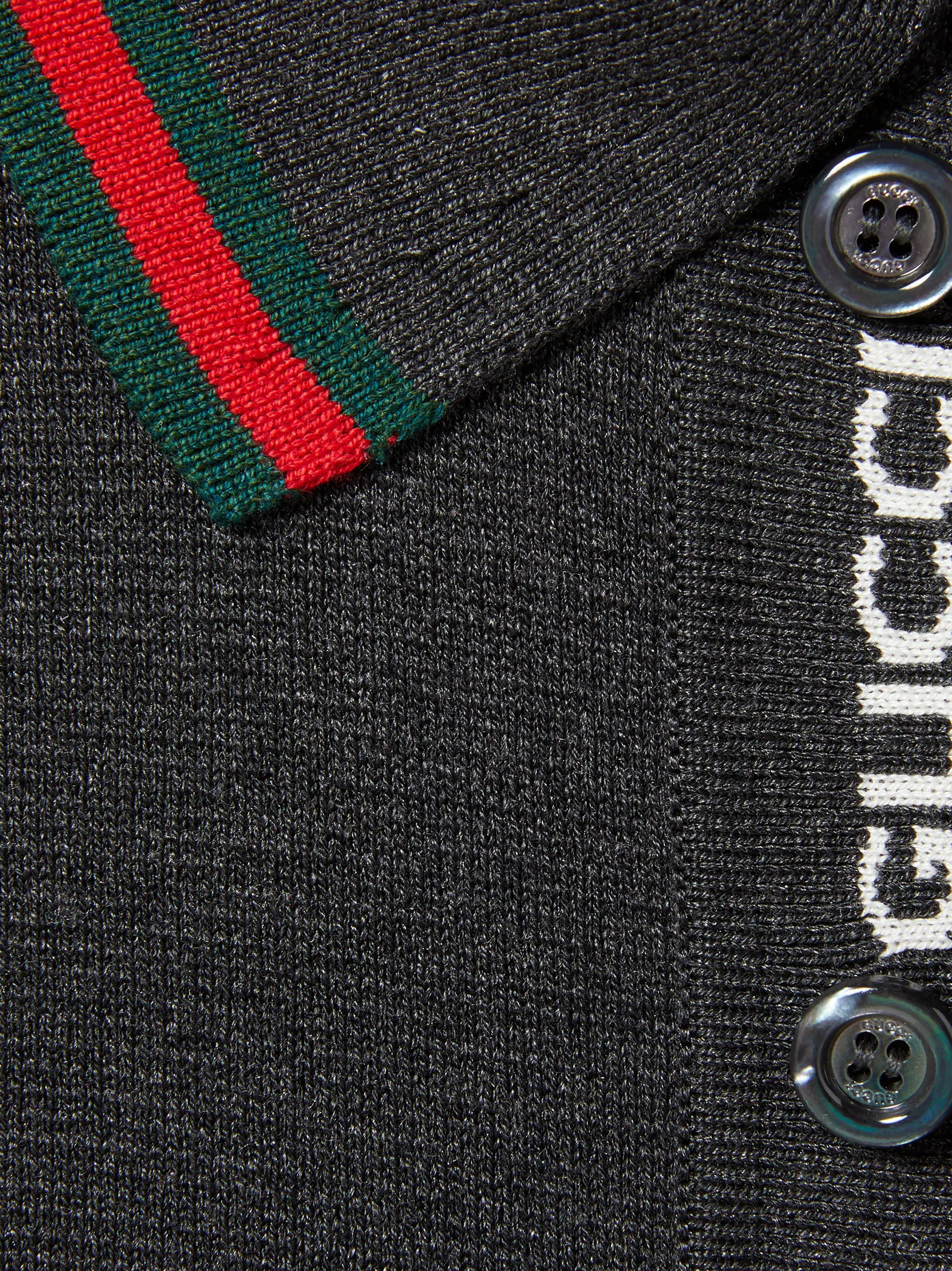 Gucci Men Silk Cotton Polo With Web - 2