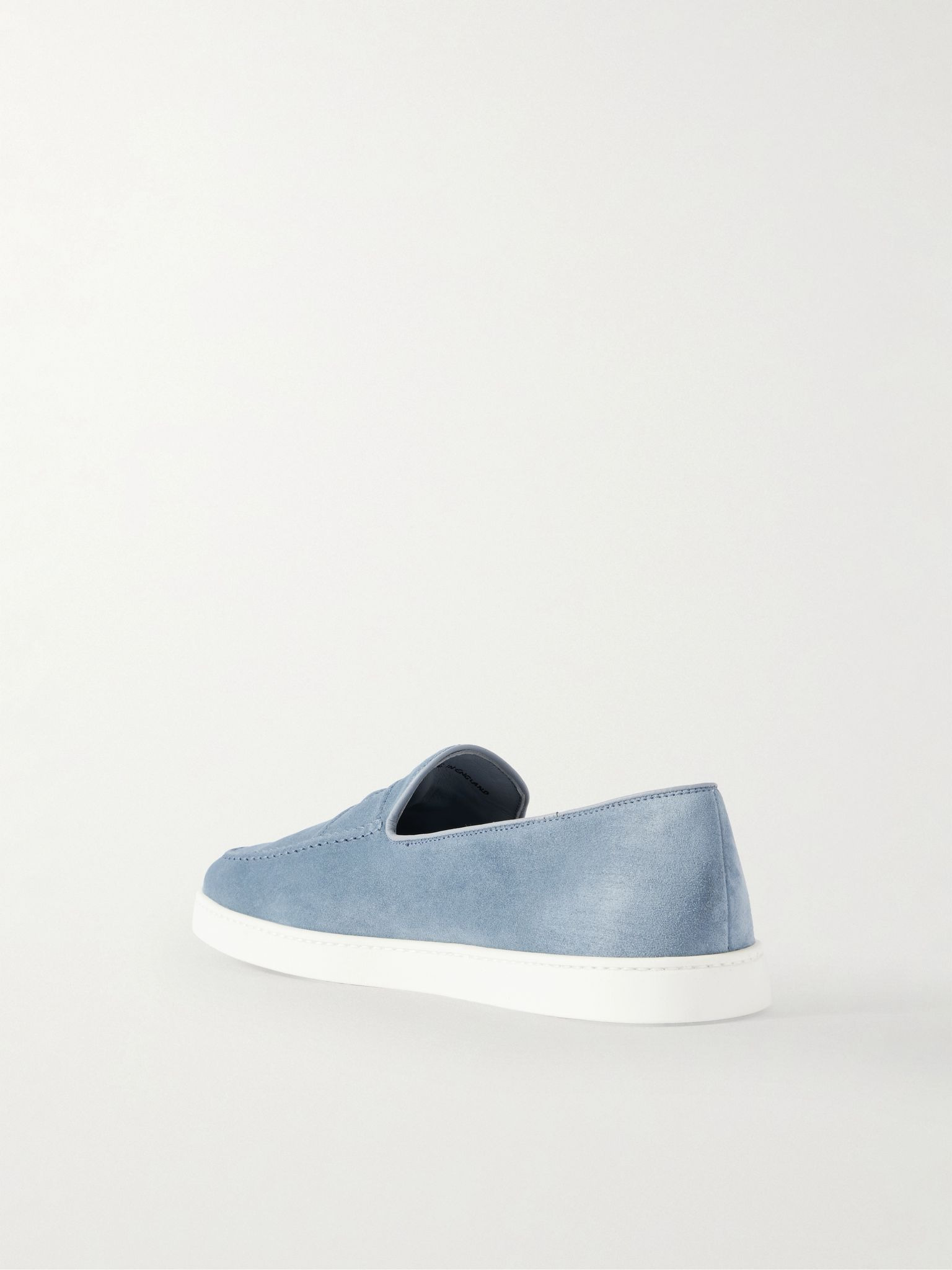 Peebles Suede Loafers Blue - 4