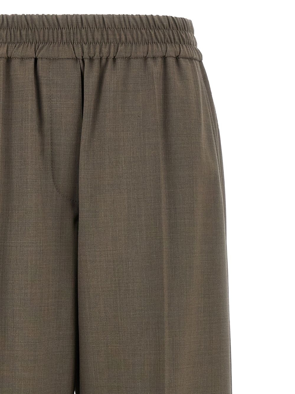 elastic-waistband trousers - 3