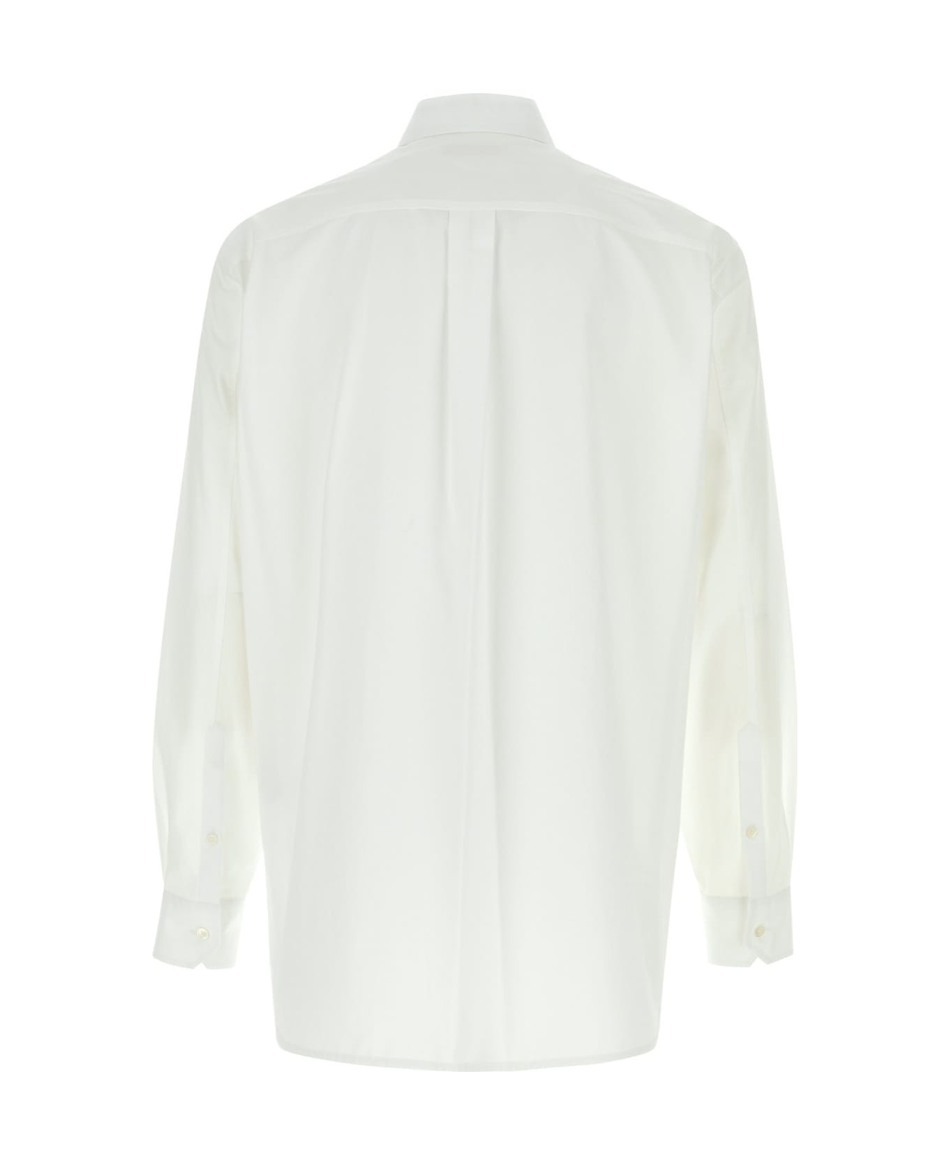 White Poplin Shirt - 2