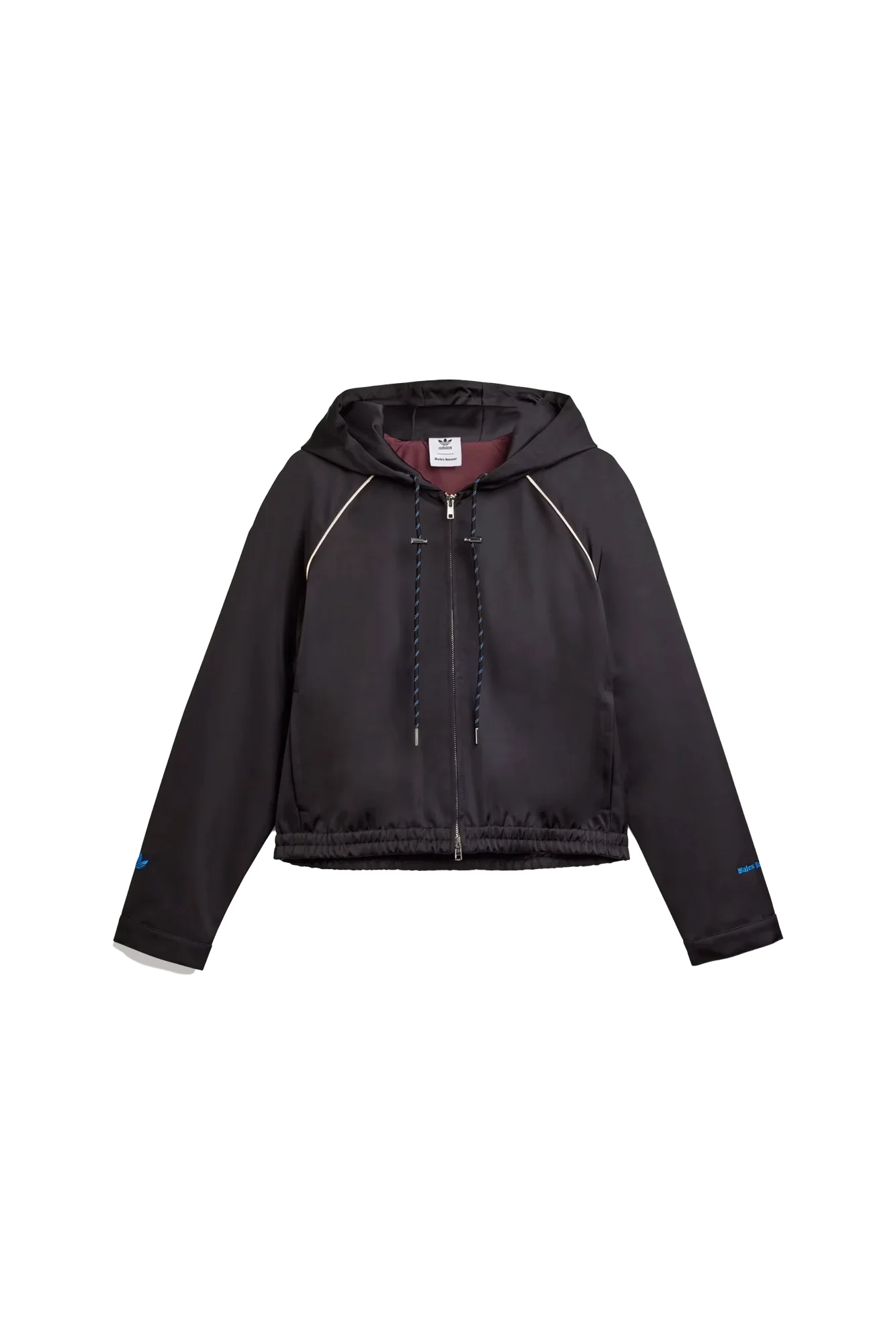 Adidas X Wales Bonner Satin Track Top Black - 1