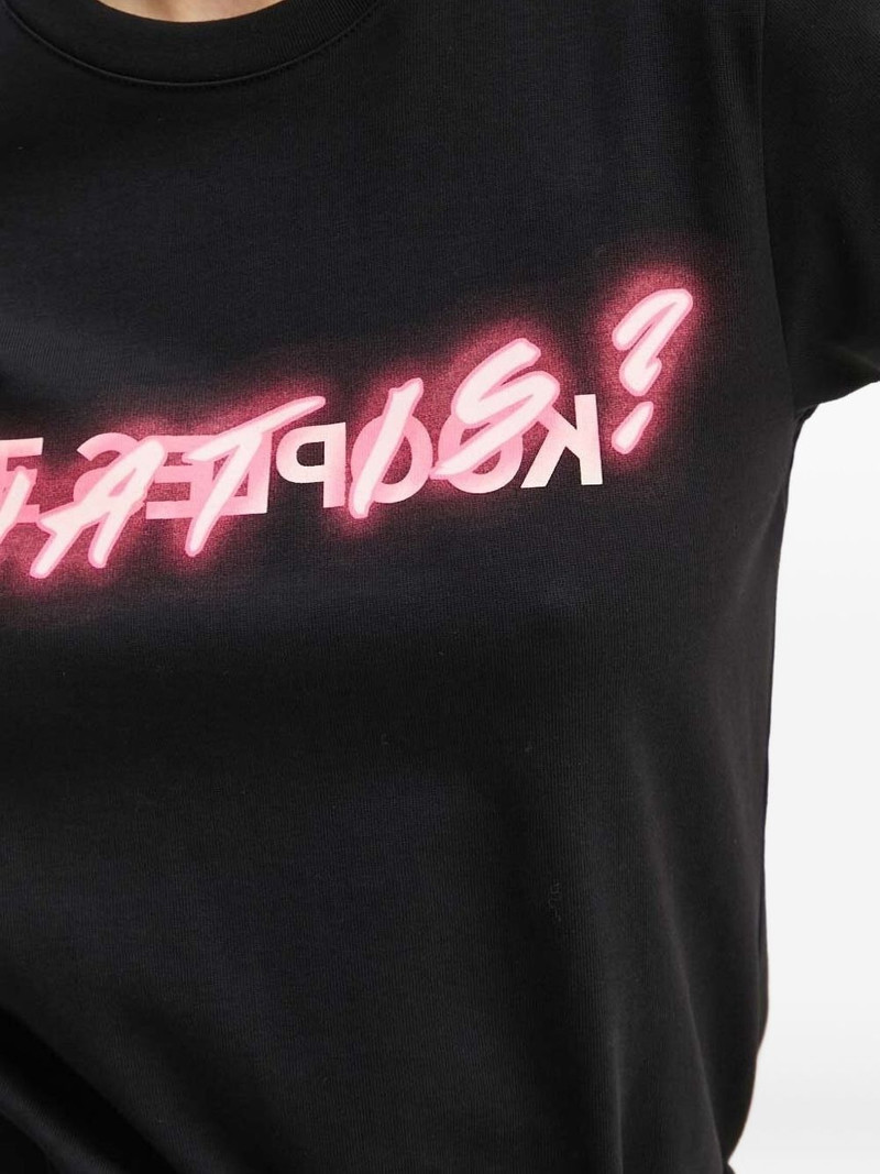 neon-graphic slogan T-shirt 3