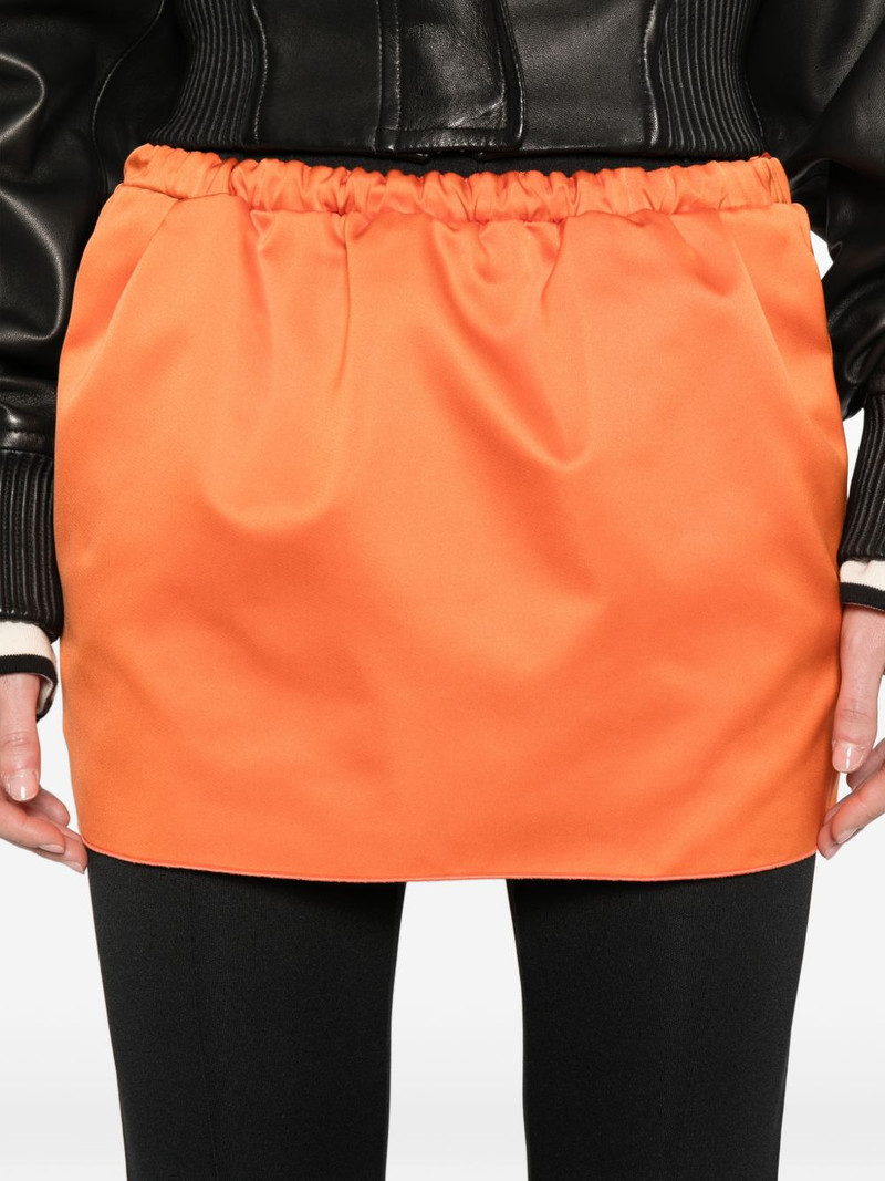 elasticated woven mini skirt 5