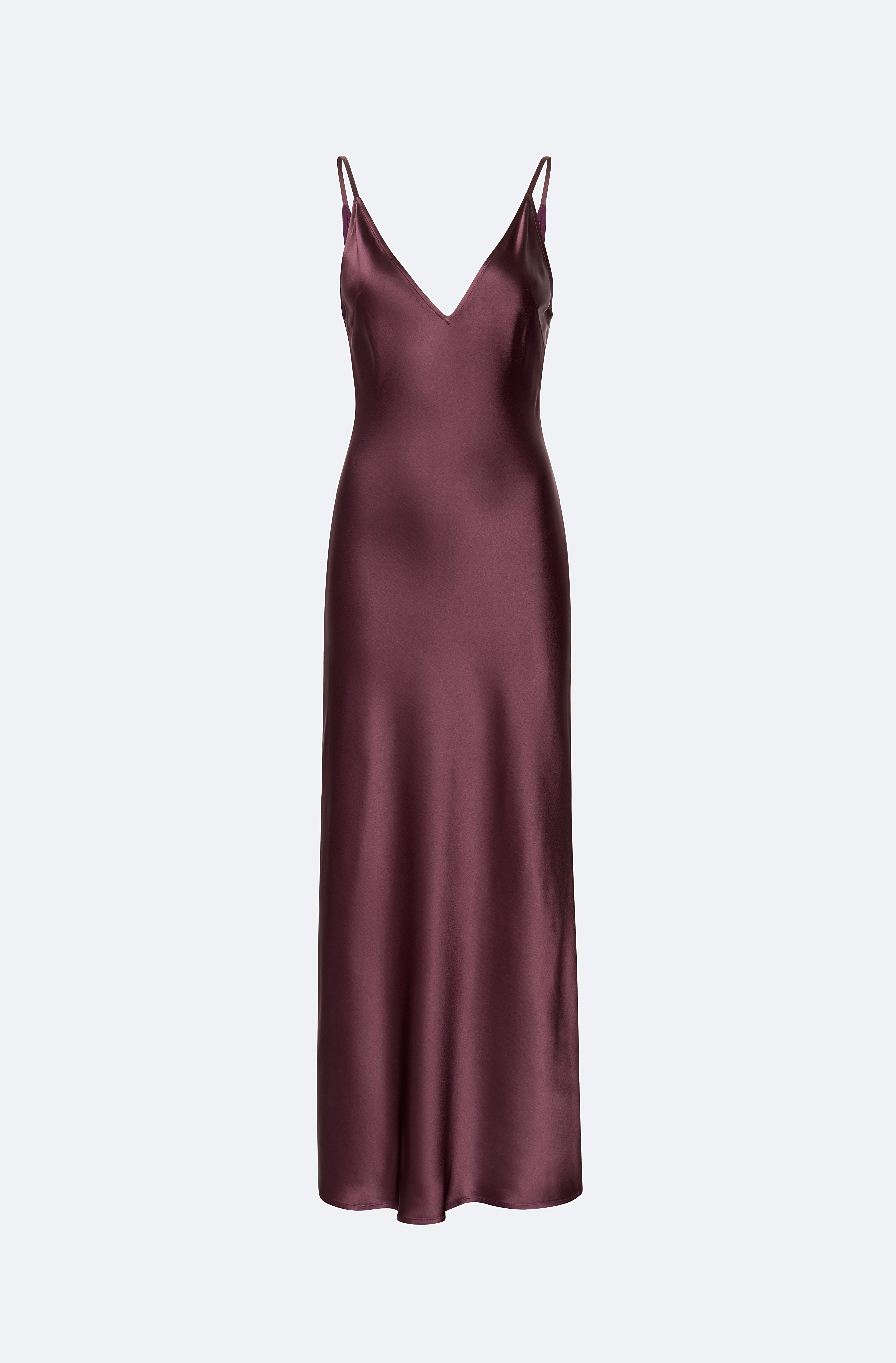 Satin Slip Dress - 1