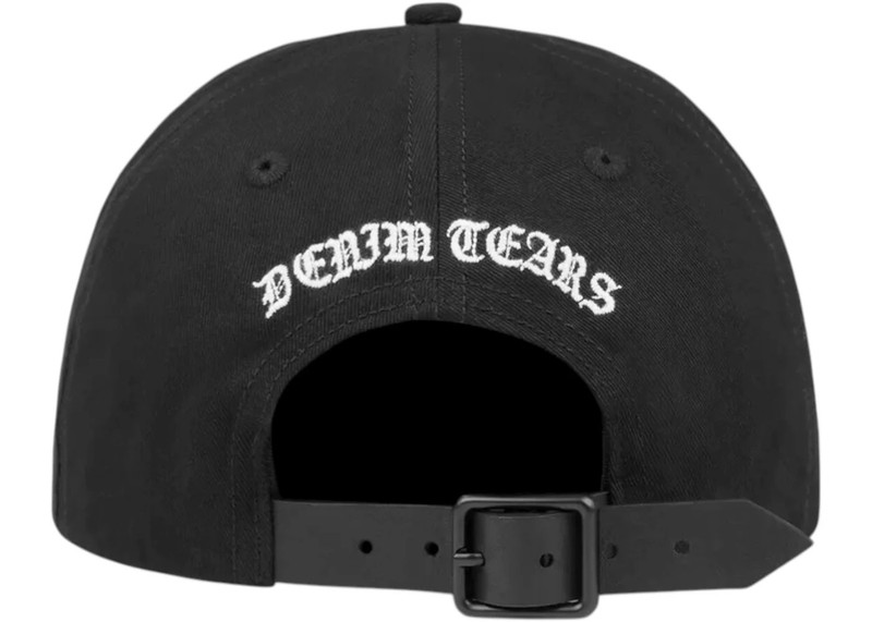 DENIM TEARS Denim Tears Black Mary Cap Black outlook