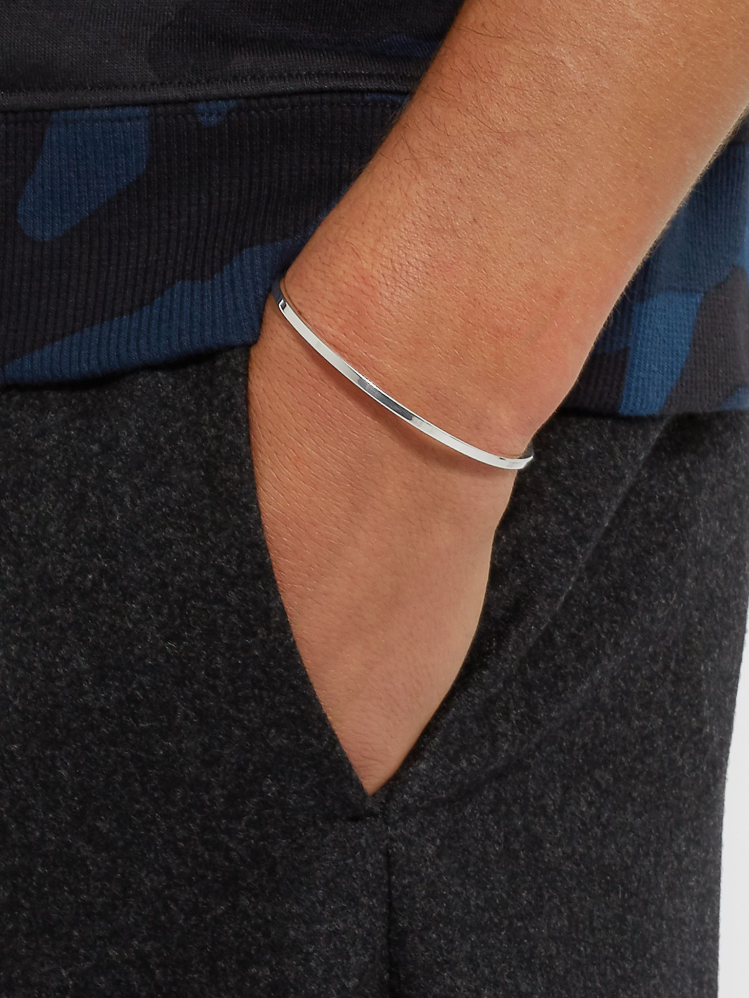 Le 7 Sterling Silver Cuff Silver - 2
