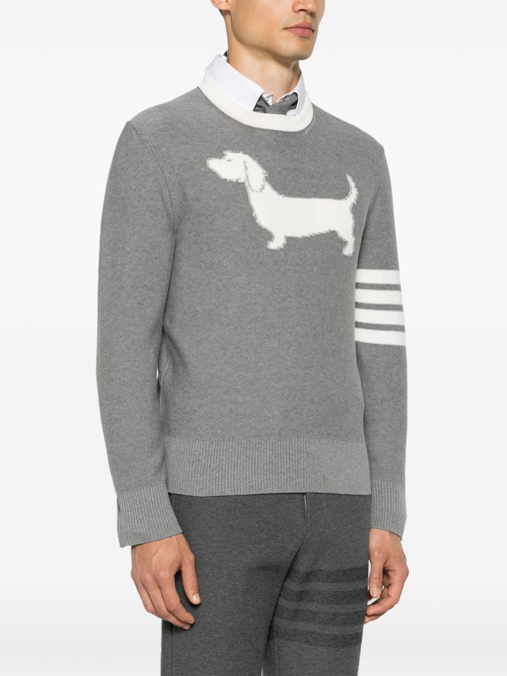 Hector intarsia-knit jumper - 3