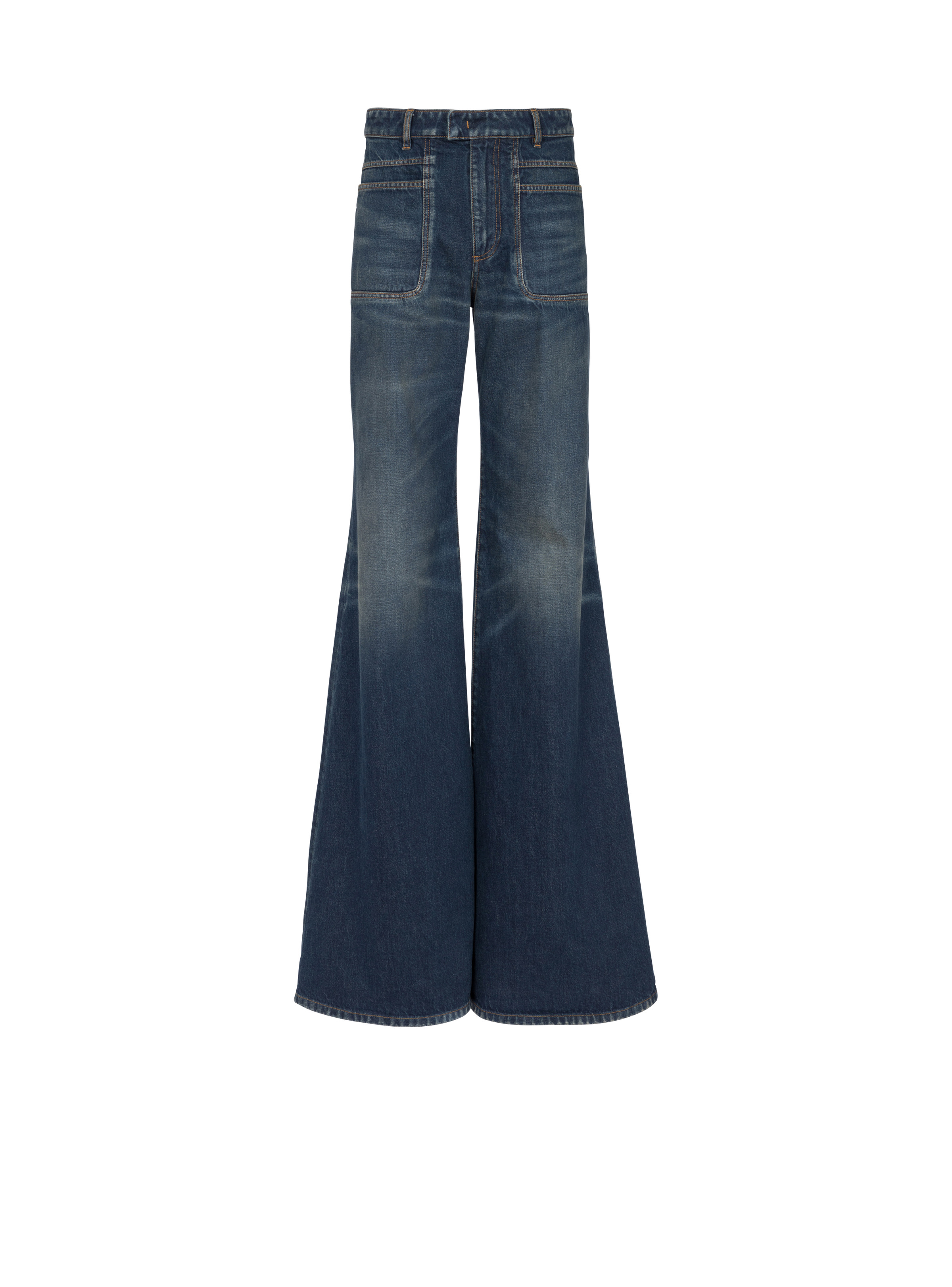 Flared denim jeans - 1