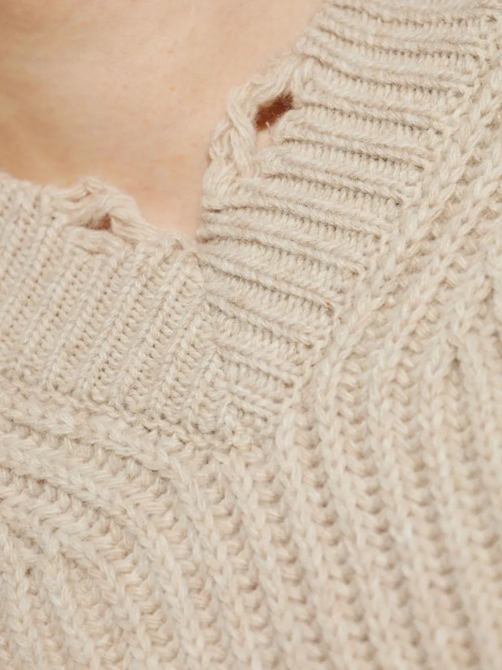 MM6 Maison Margiela - Women V-neck Sweater - 4