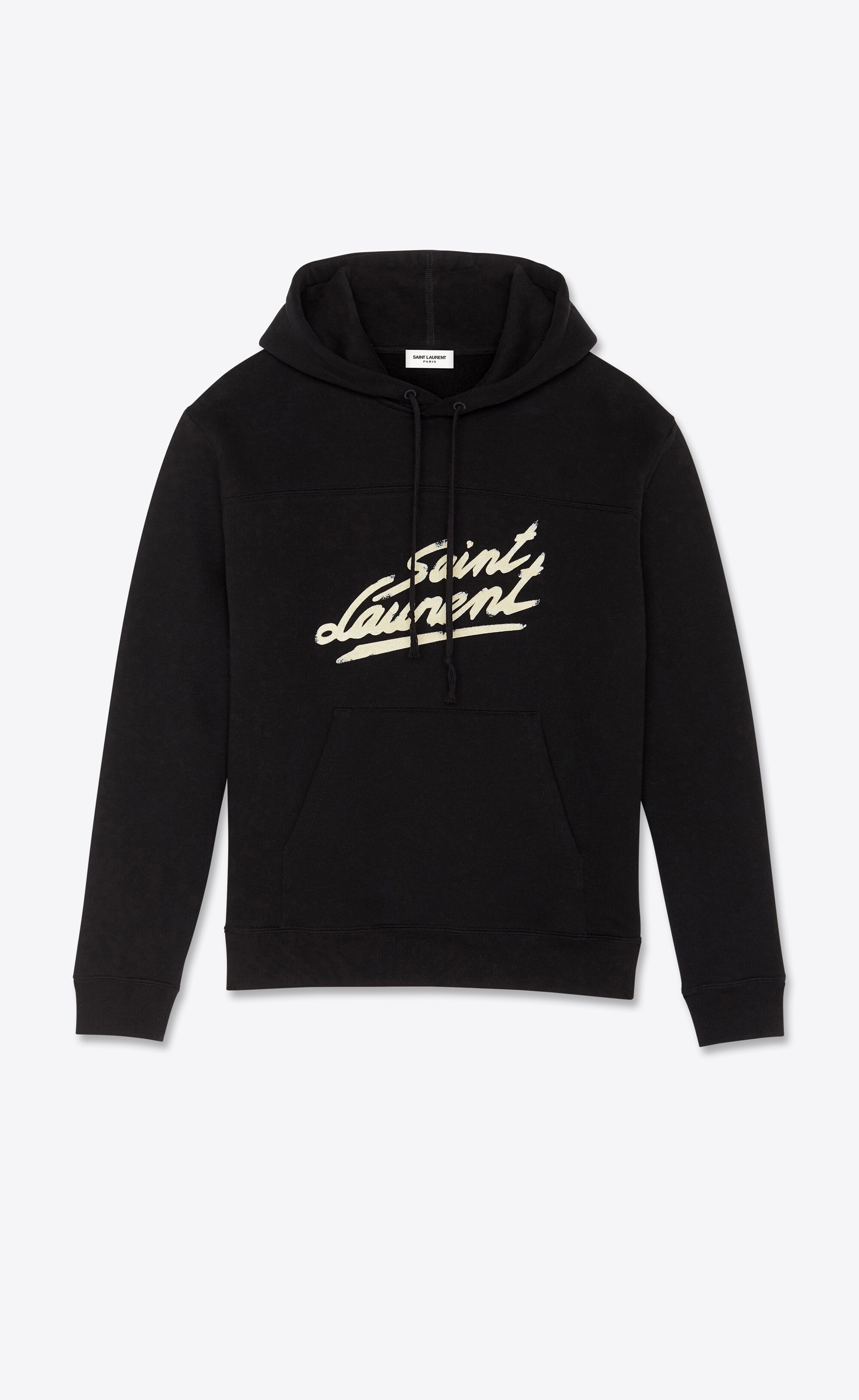 "saint laurent" '50s signature hoodie - 1