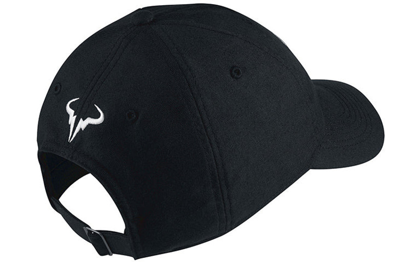 Nike NikeCourt AeroBill Rafa Heritage86 Tennis Hat 'Black' 850666-010 outlook