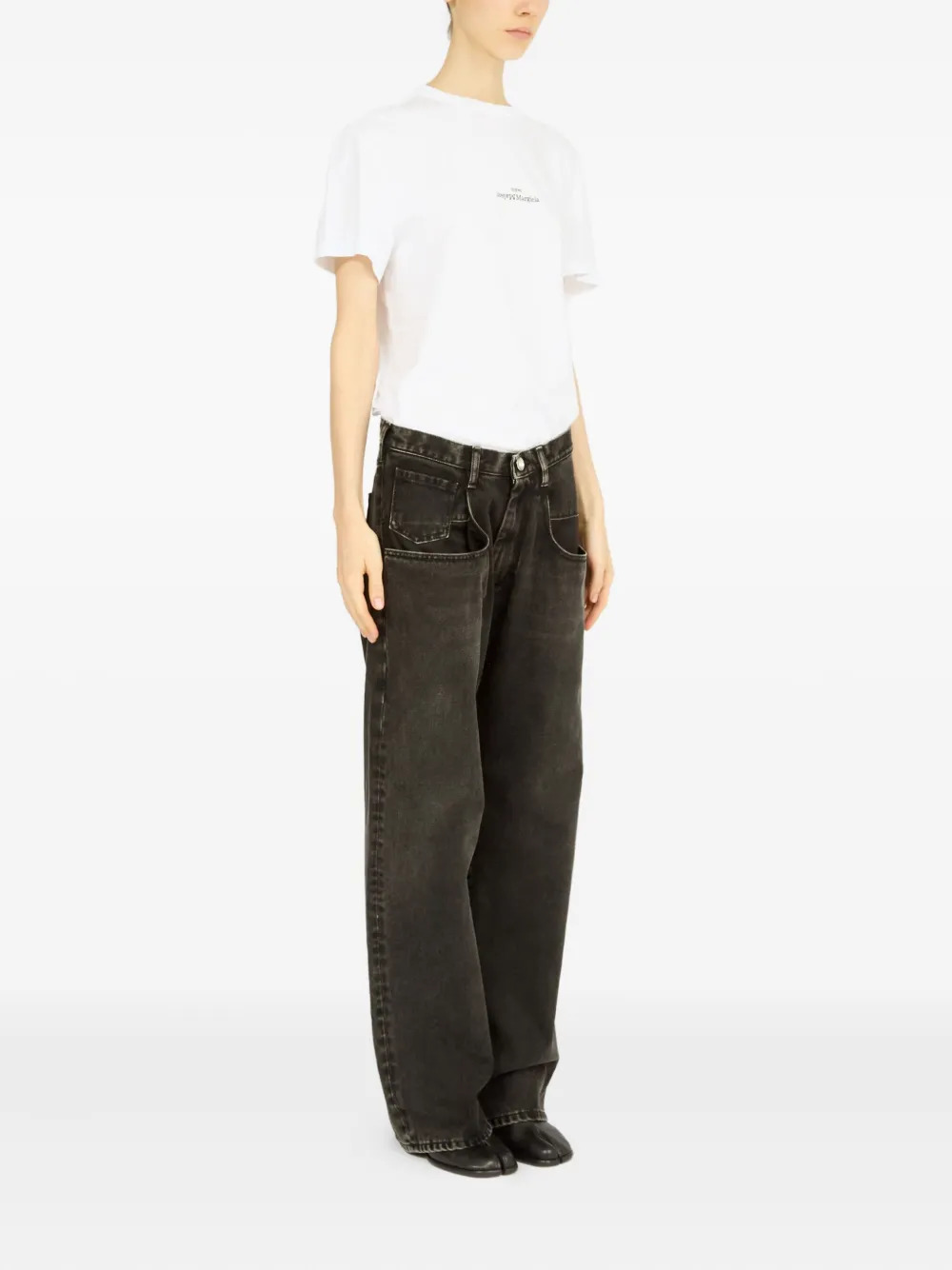 MAISON MARGIELA - Women Wide-Leg 5-Pocket Pants - 2