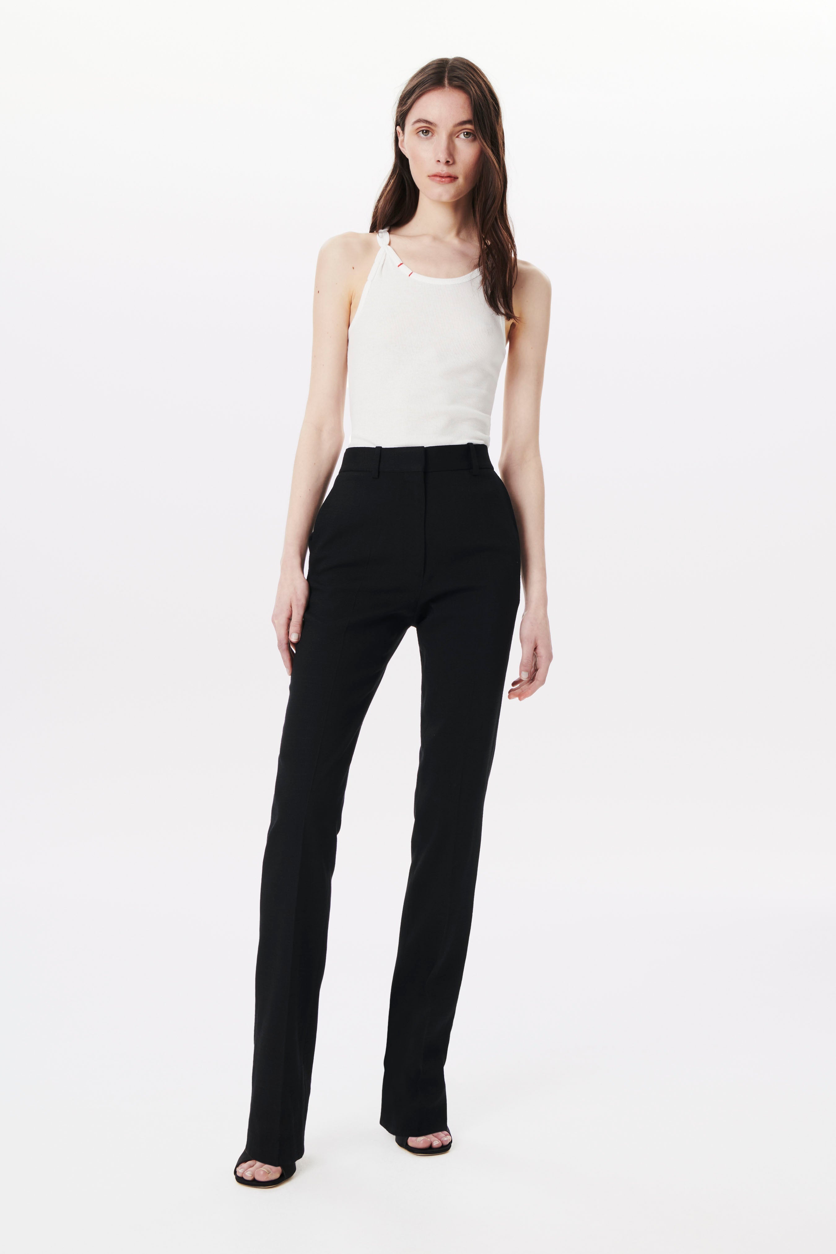 Tailored Slim-Leg Trouser in Black - 2