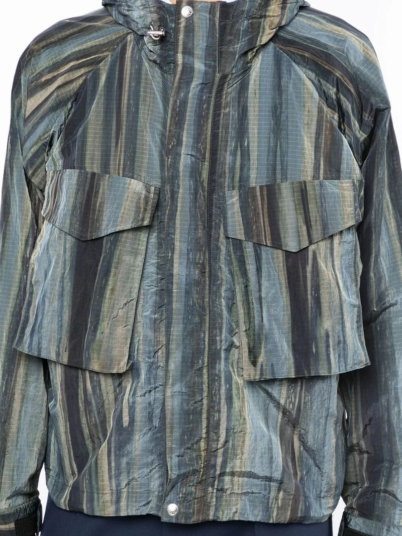 Woodland-print hooded jacket 5