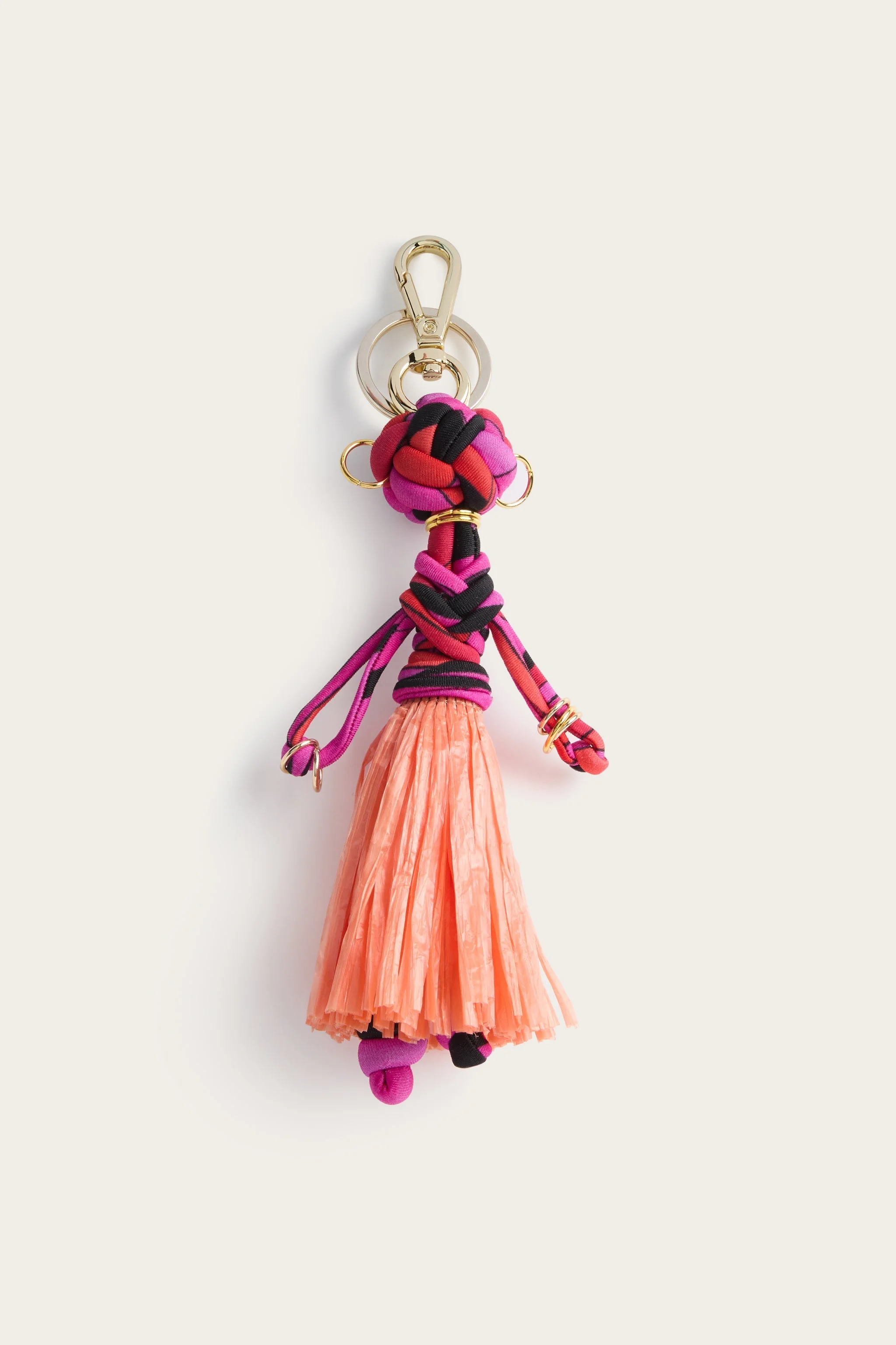 BAG CHARM IN IRIDE PRINT - 1