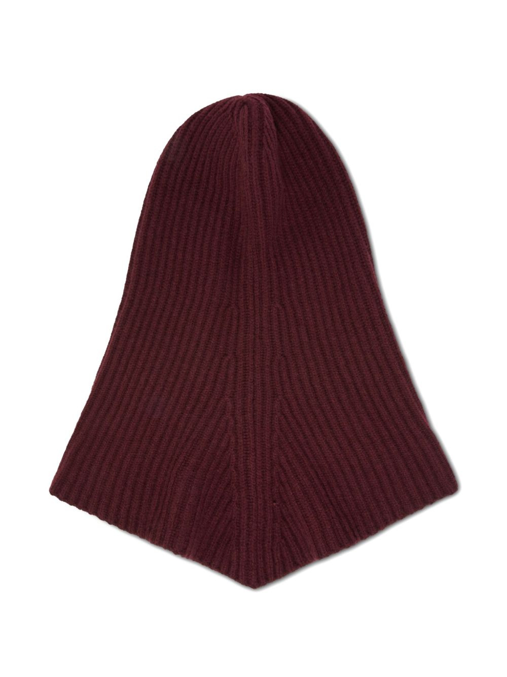 ribbed-knit balaclava - 2