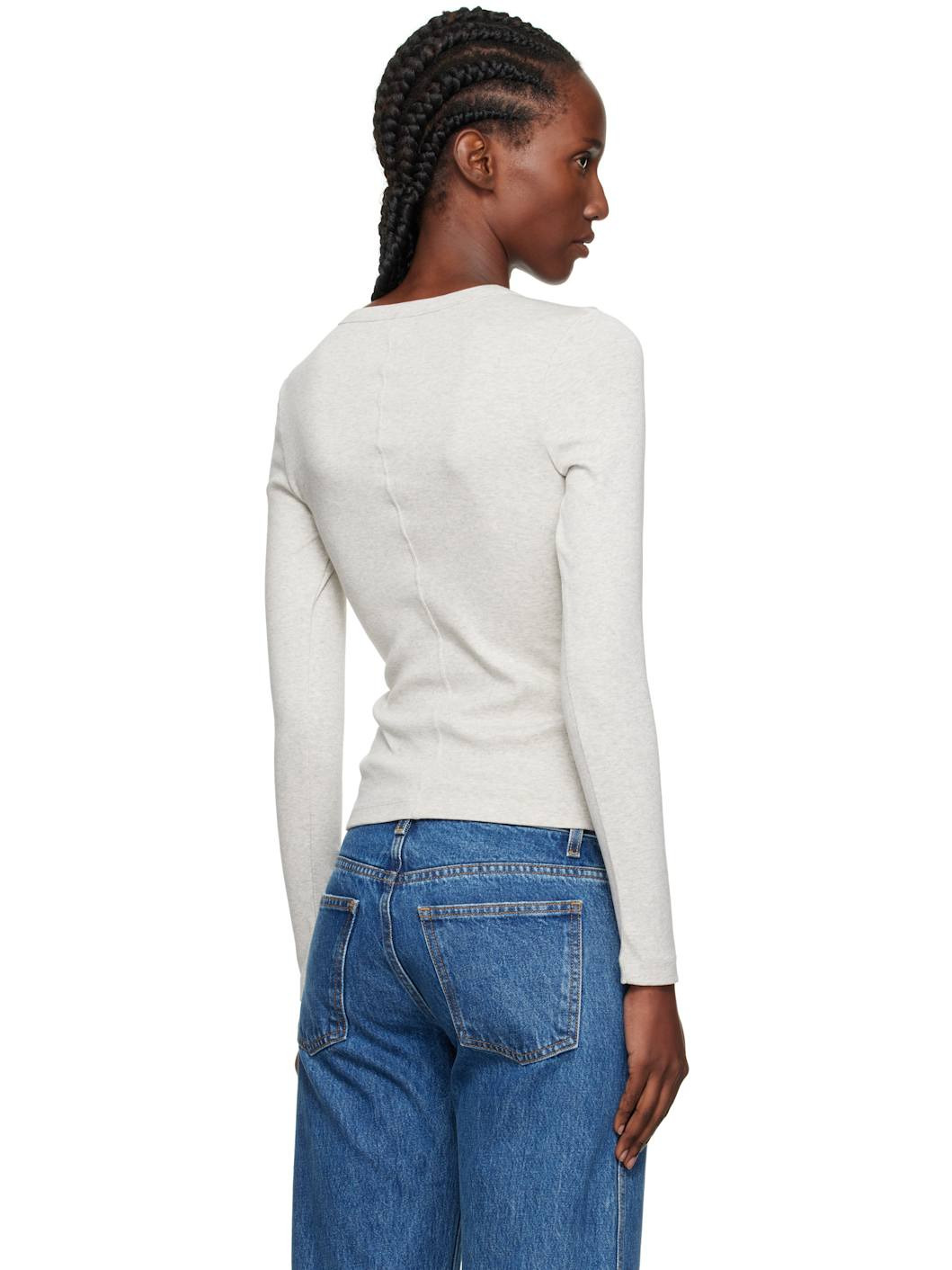 Gray Jess Longsleeve T-shirt - 3