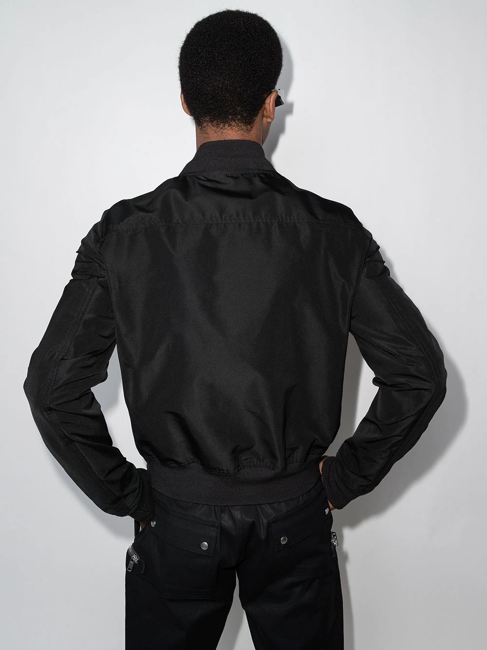 Bauhaus zip-detail bomber jacket - 3