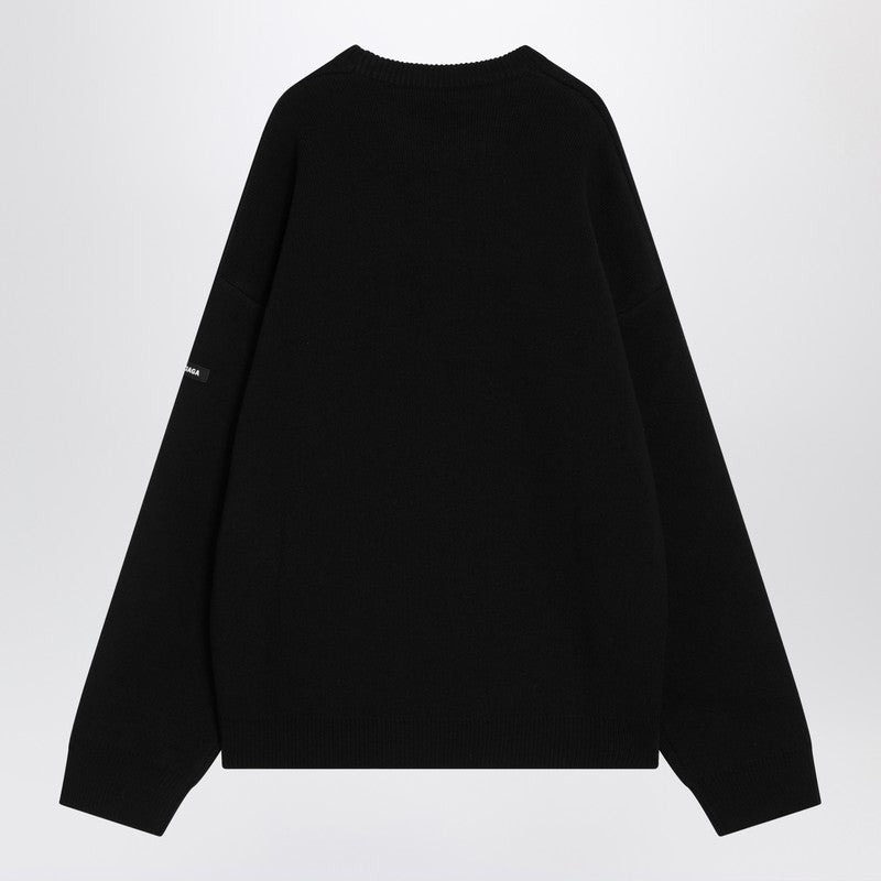 Balenciaga Black Wool Knit Sweater Men - 2