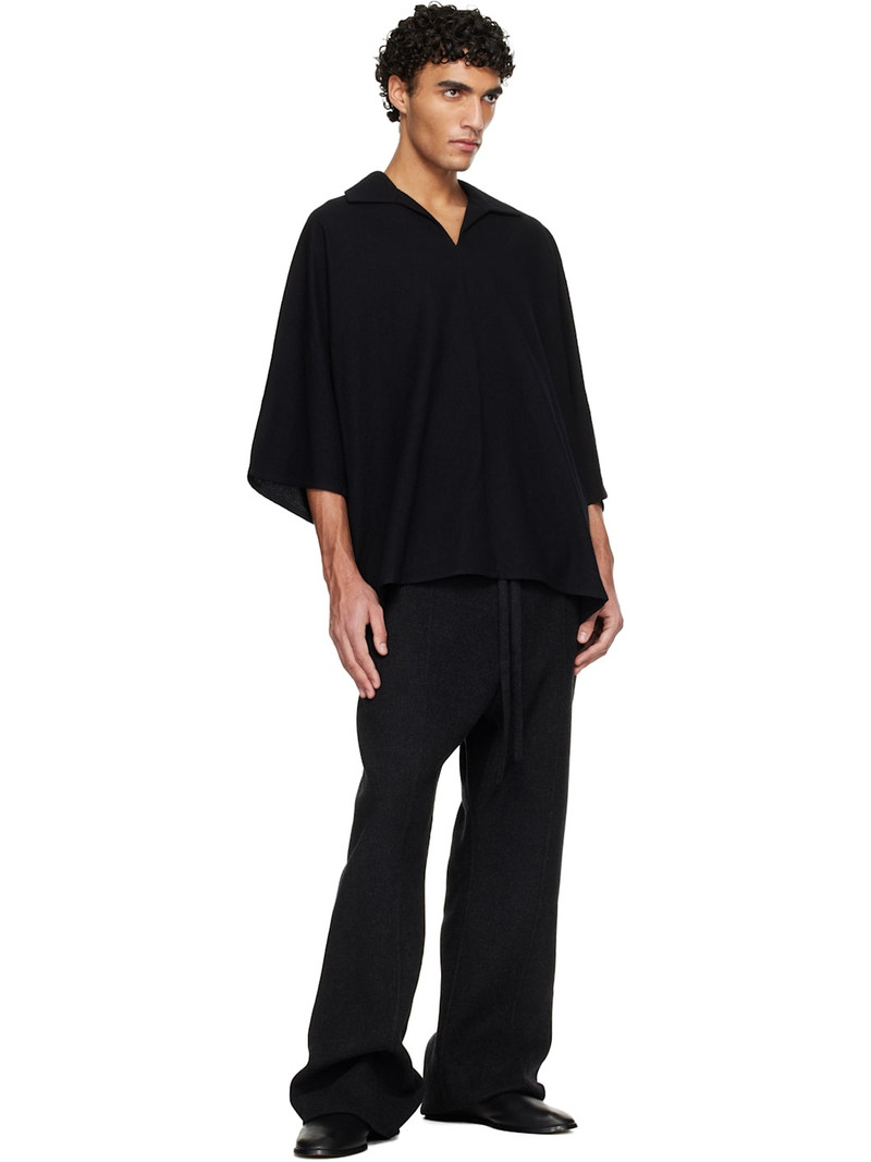 Fear of God Black Virgin Wool Polo outlook