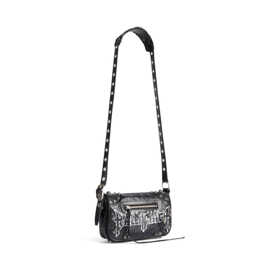 Men's Le Cagole Men Xs Flap Bag Diy Metal  in Black - 4