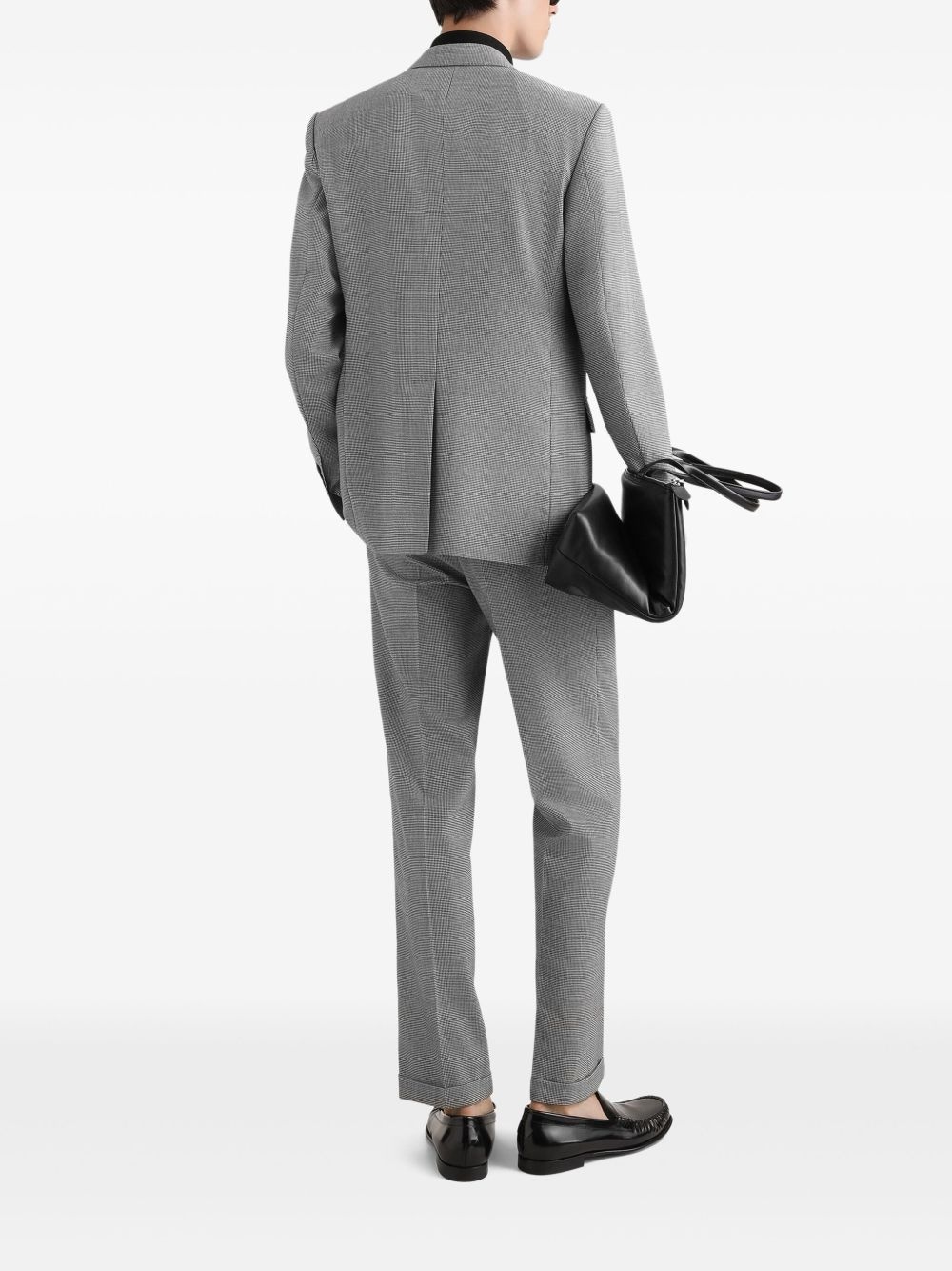 houndstooth-pattern blazer - 3
