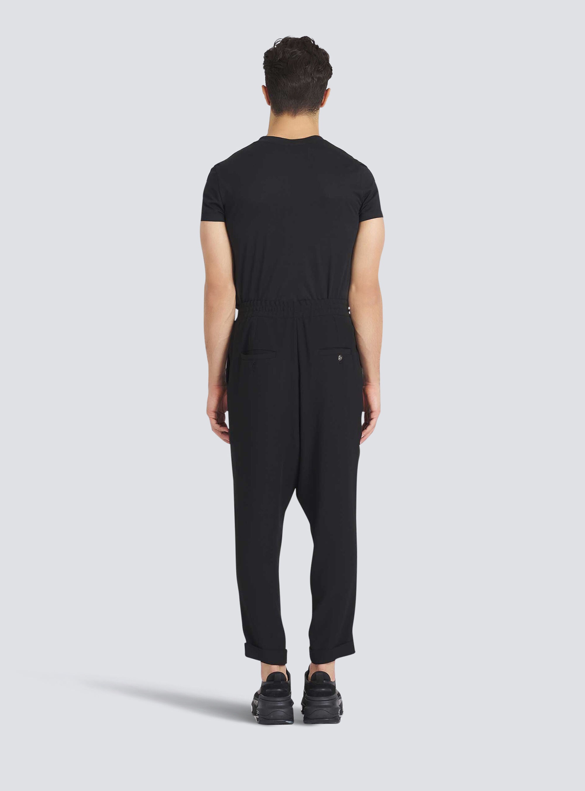 Wide eco-designed crepe pants - 4