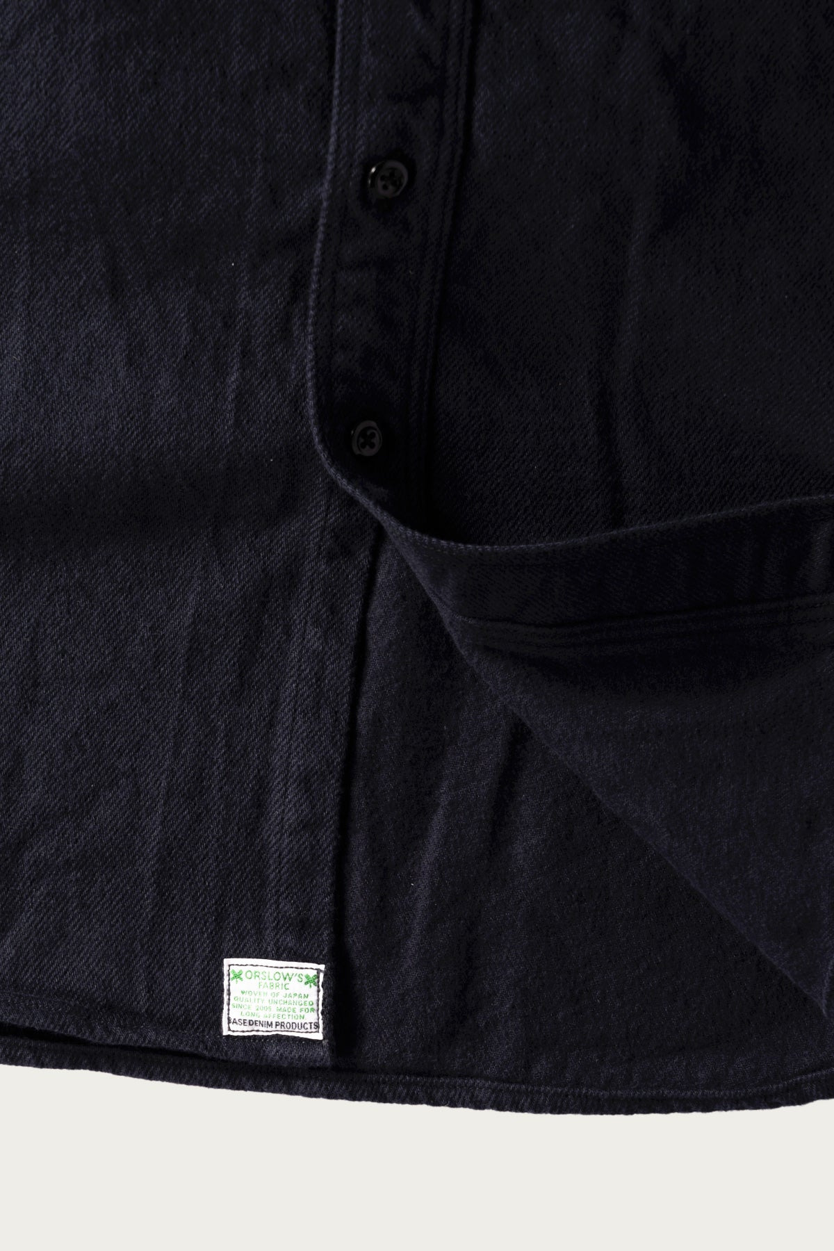 Organic Cotton Relax Fit Flannel Shirt - Navy - 4