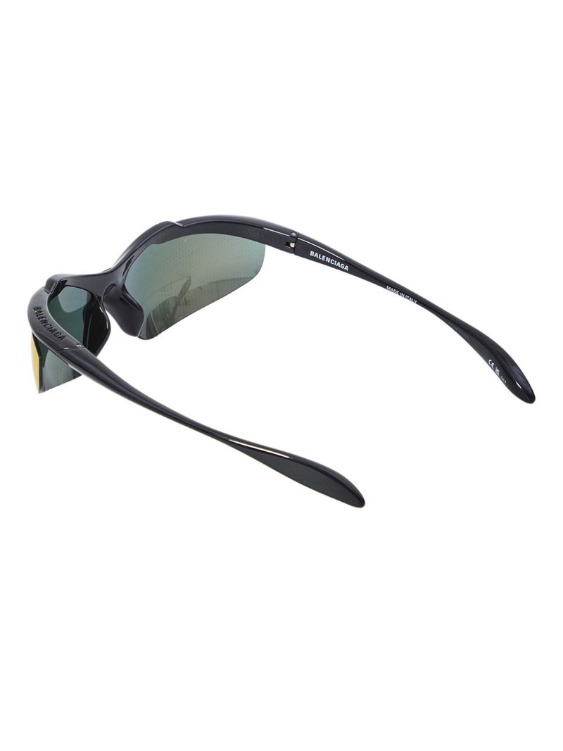 BALENCIAGA Turbo d-frame iridescent sunglasses outlook