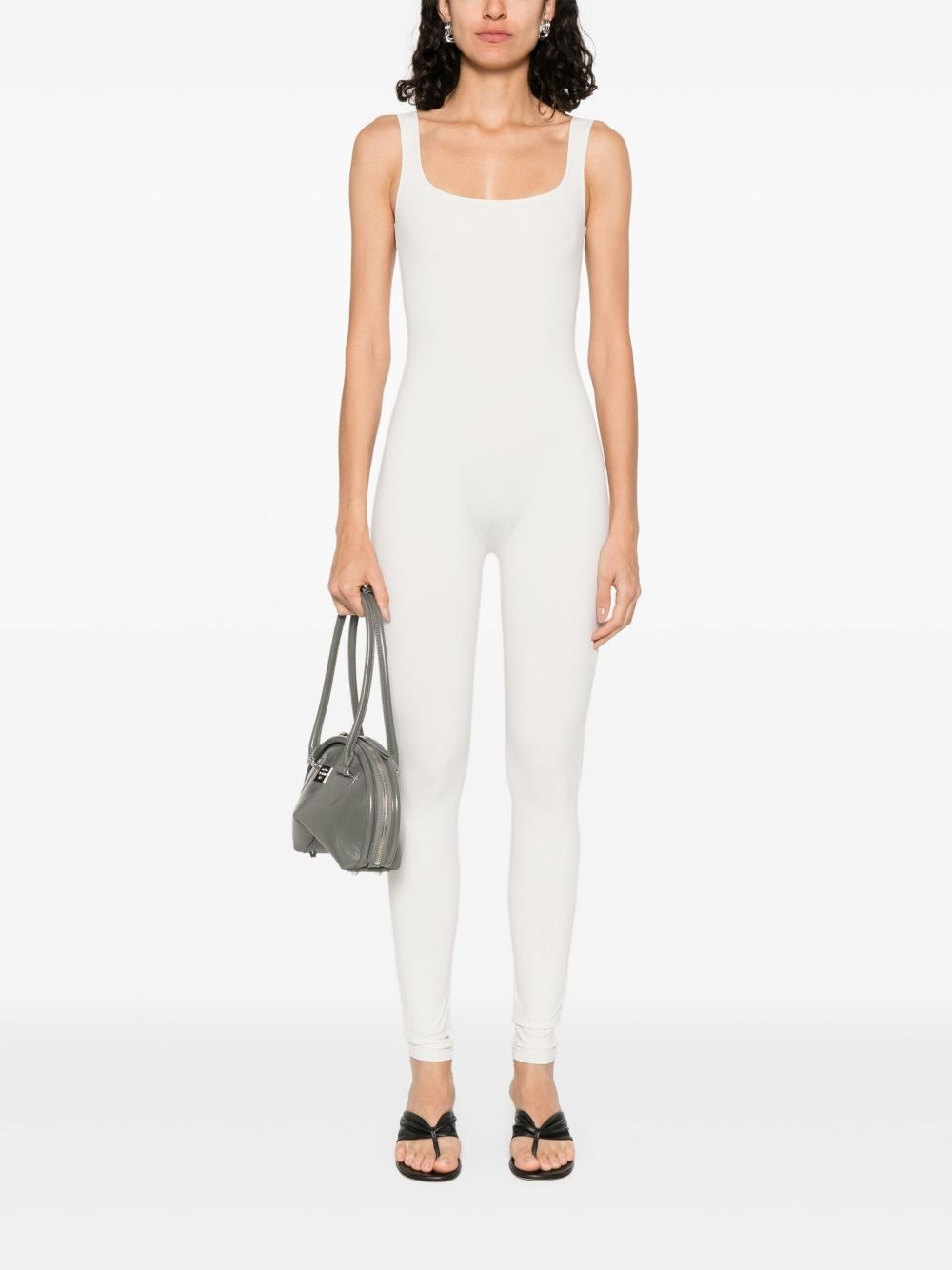 square neck jumpsuit - 2