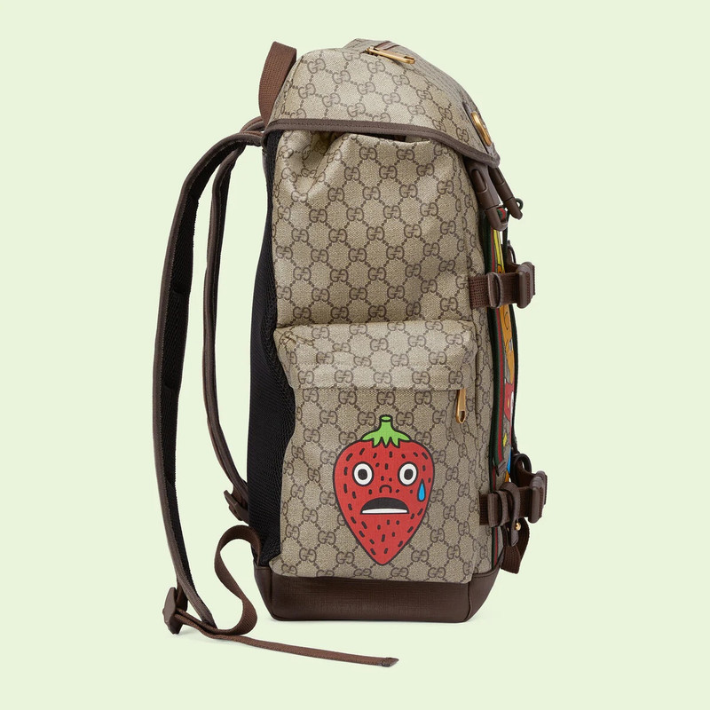 Gucci cat print skateboard backpack 6
