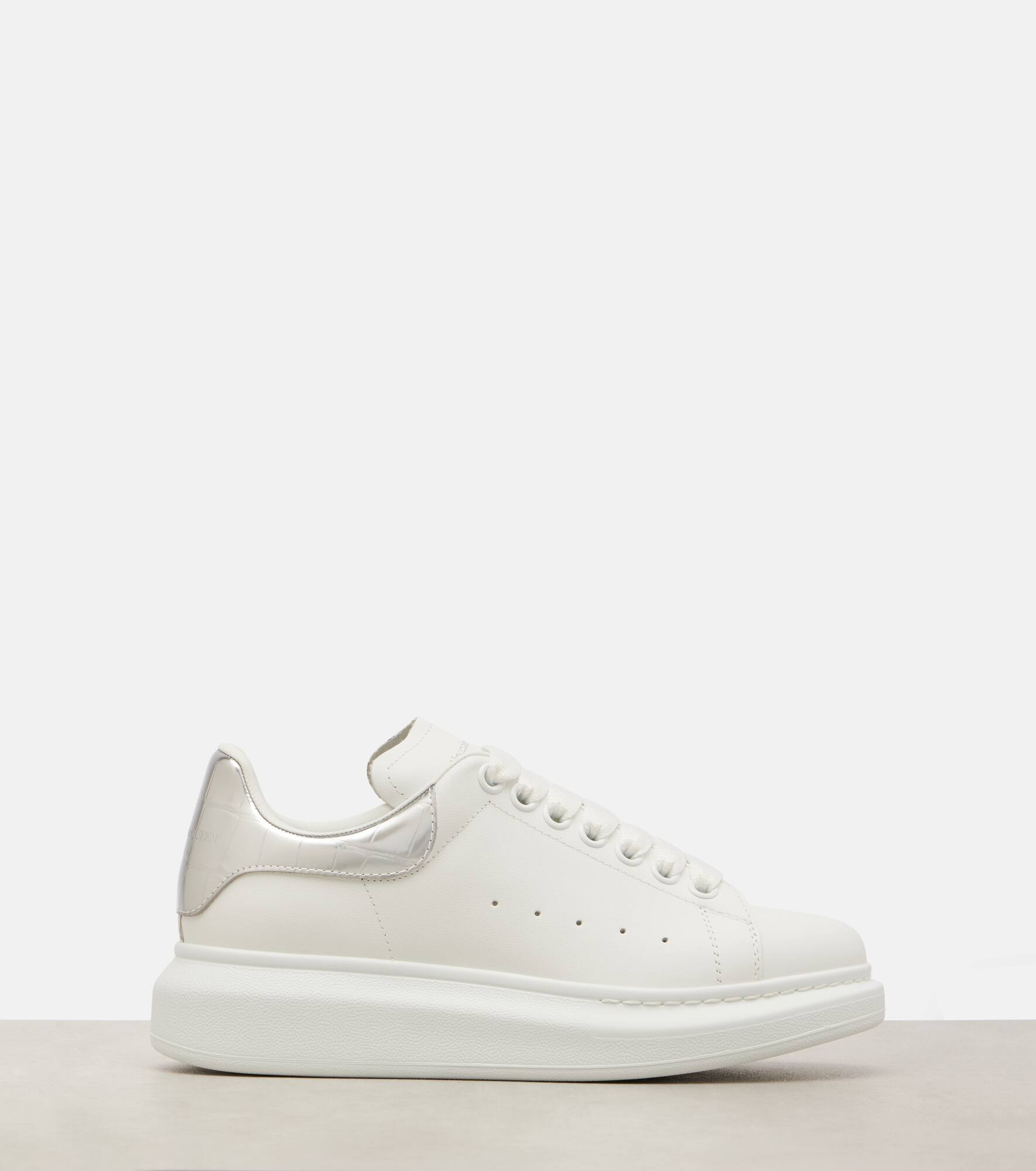 Oversized leather sneakers - 4