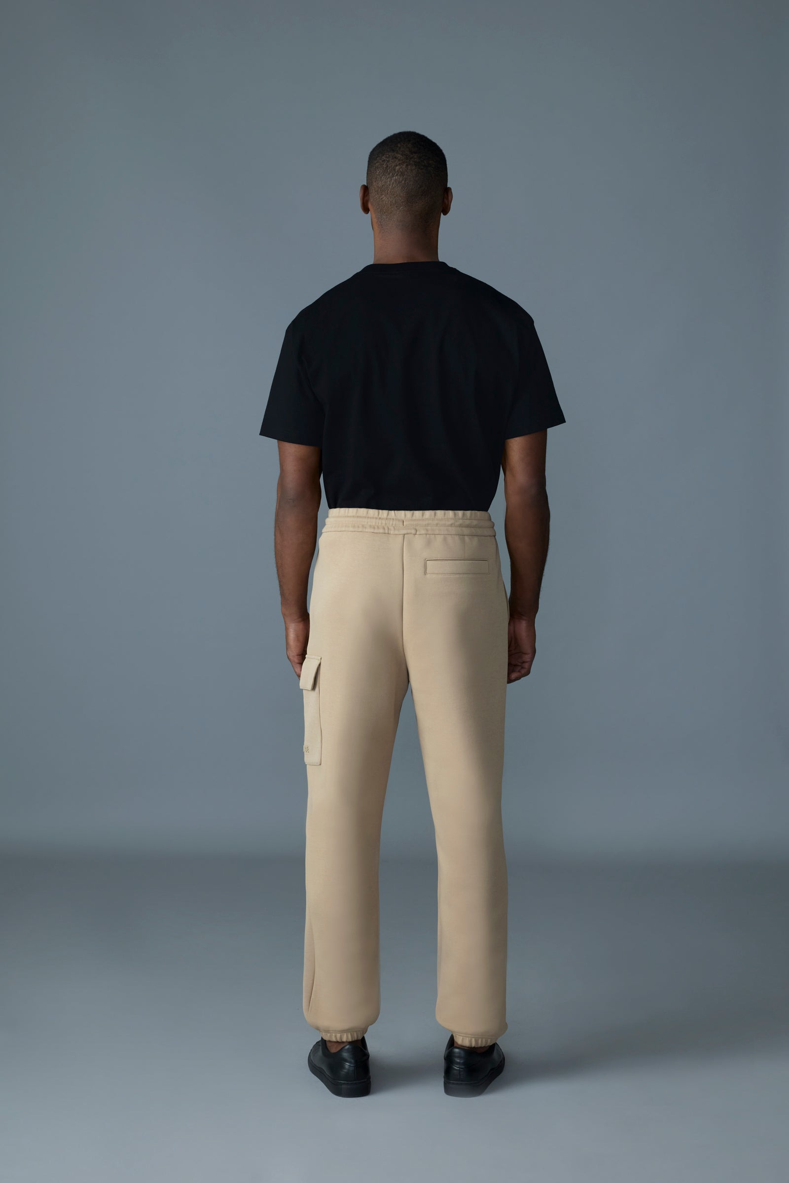 MARVIN-R Double face jersey cargo sweatpants - 4