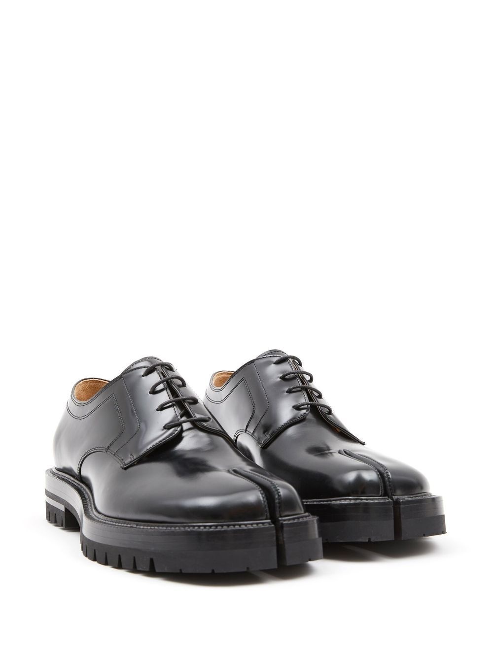 leather lace-up shoes - 2