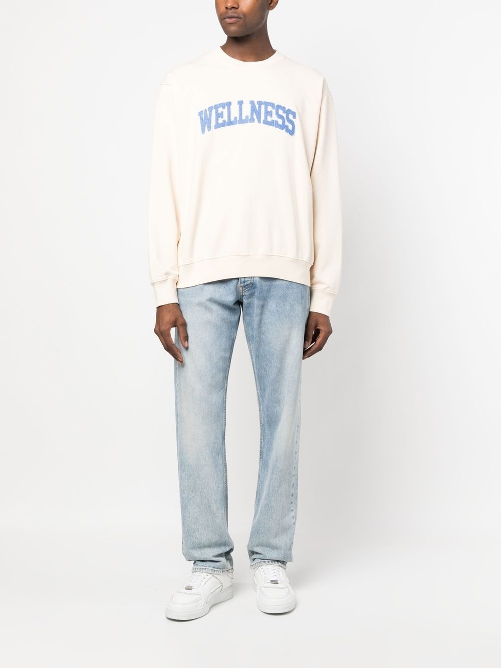 Wellness-appliquÃÂ© cotton sweatshirt - 3