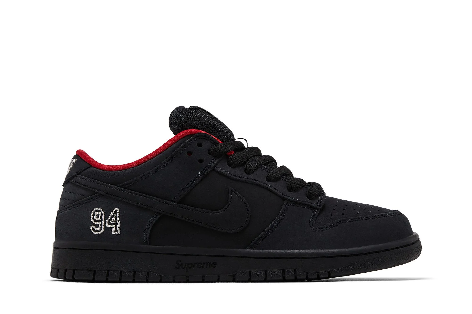 Supreme x Nike Dunk Low SB 'Black' - 1