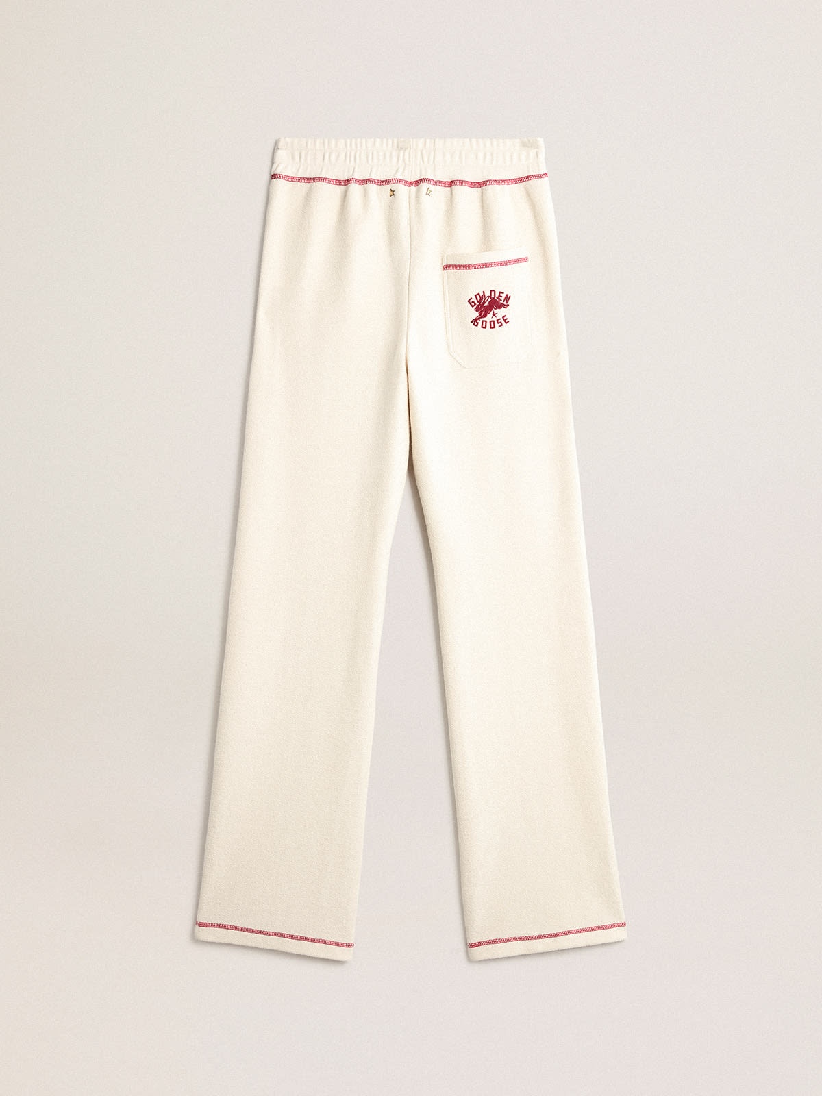 Women’s heritage white joggers with CNY logo - 2