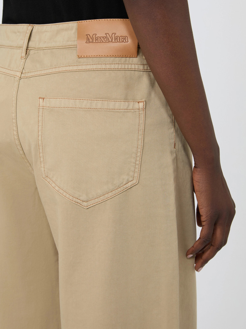 FATUO Cotton satin baggy trousers - COLONIAL 5