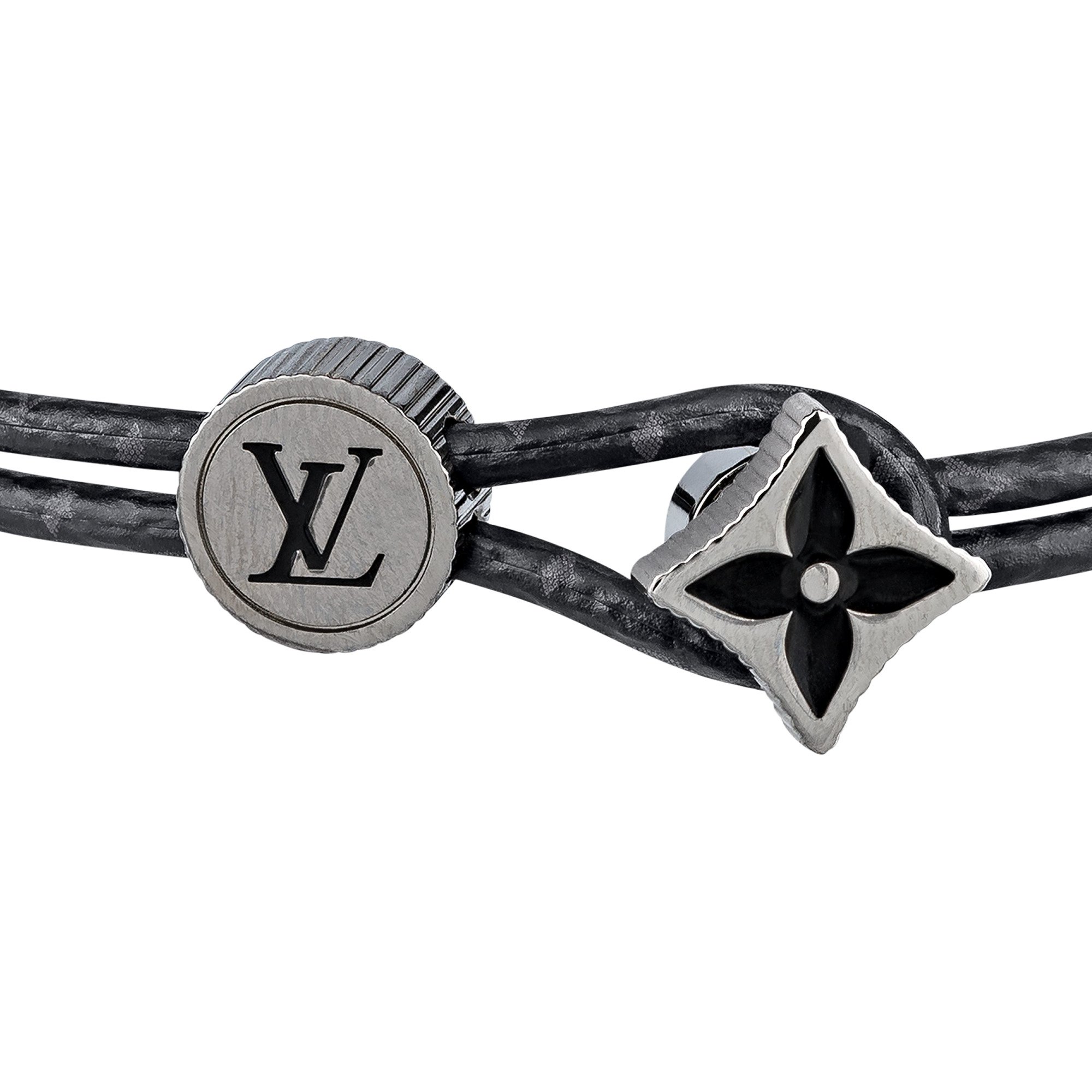 ★LOUIS VUITTON★Catch ItのBracelet★安全配送保険加入商品★ Catch It Bracelet Monogram Eclipse Canvas - Men - Fashion