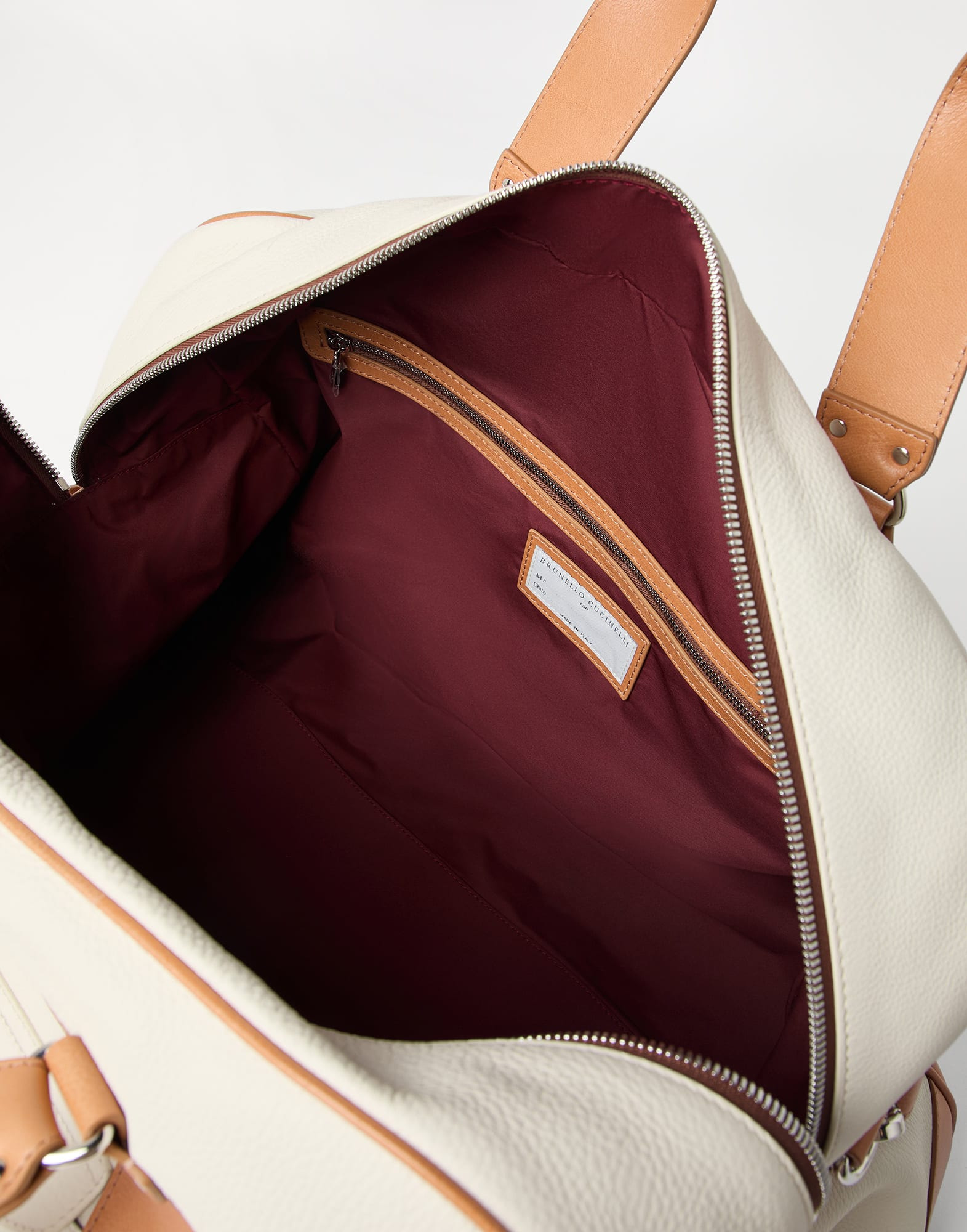 Grained calfskin and cowhide street bag - 5