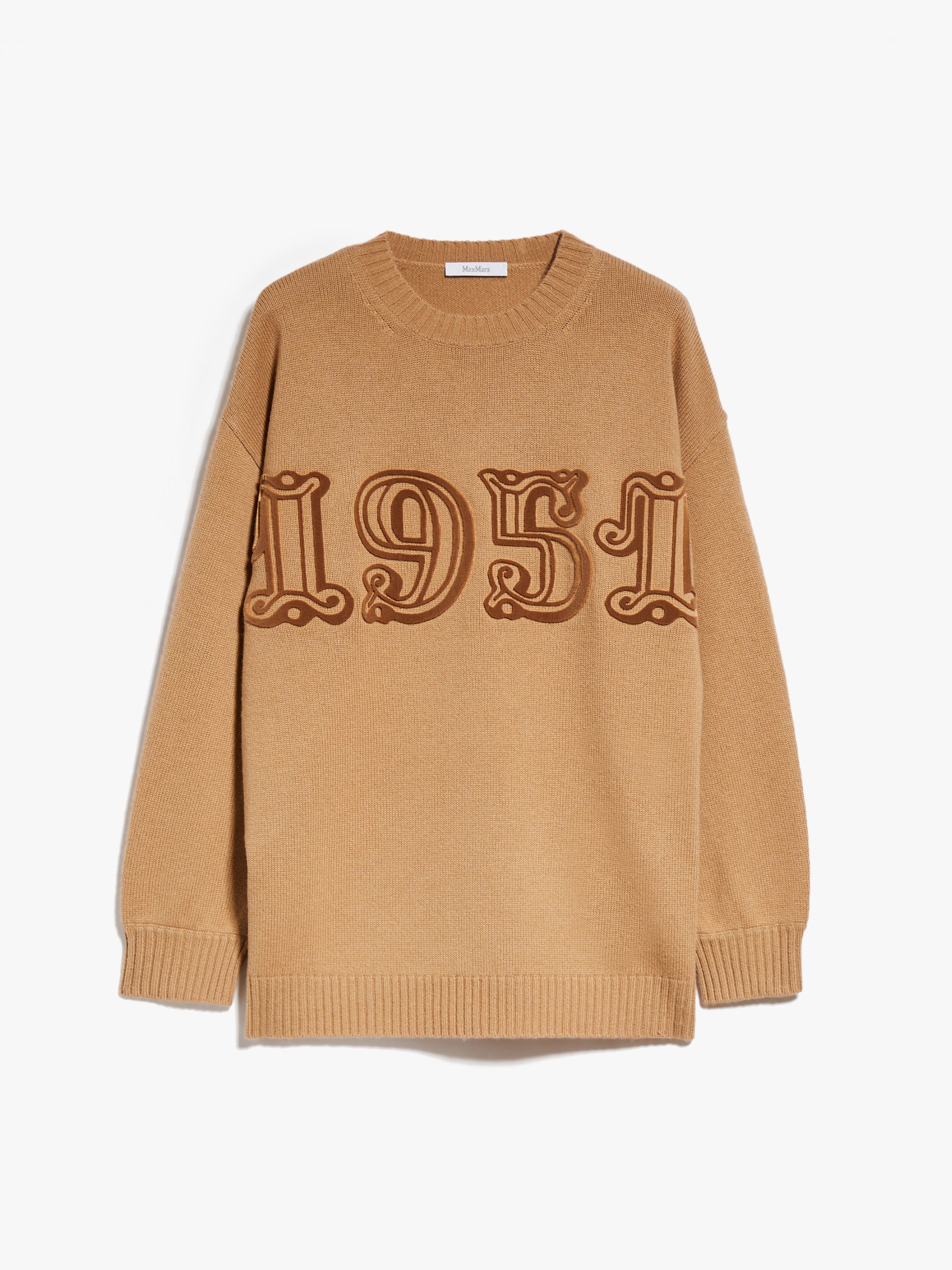 FIDO Wool and cashmere monogram pullover - 1