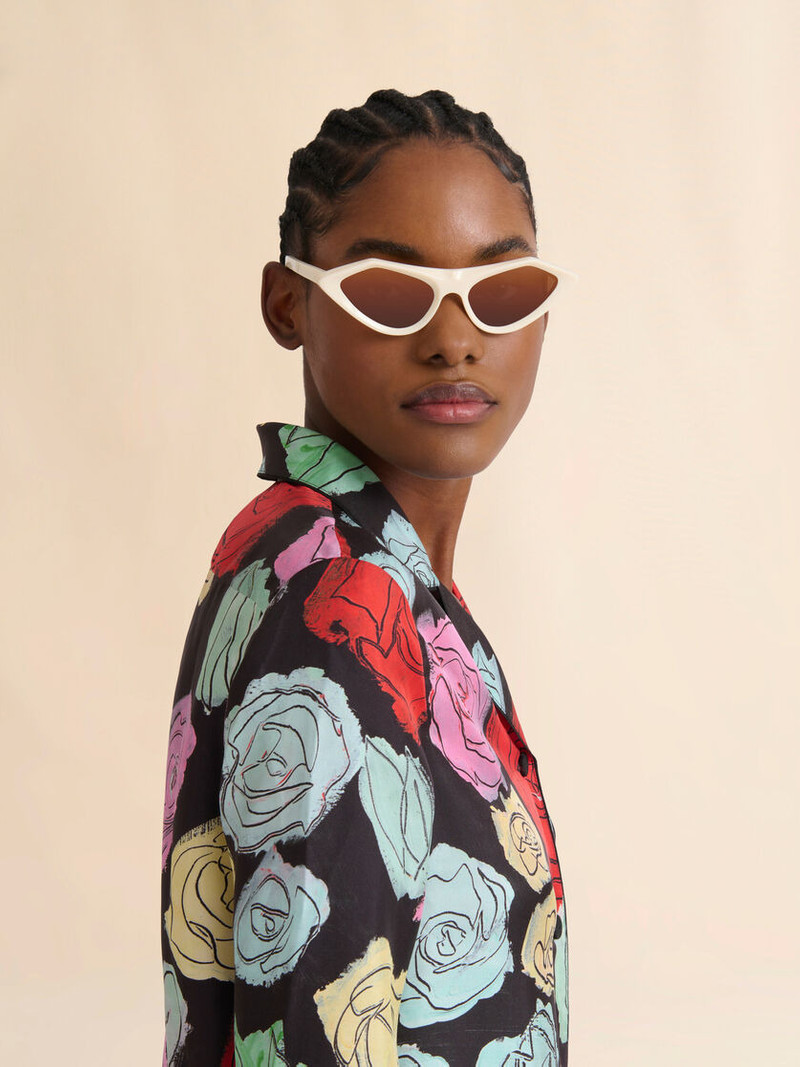 Marni CREAM ACETATE TIKBARRI SUNGLASSES outlook