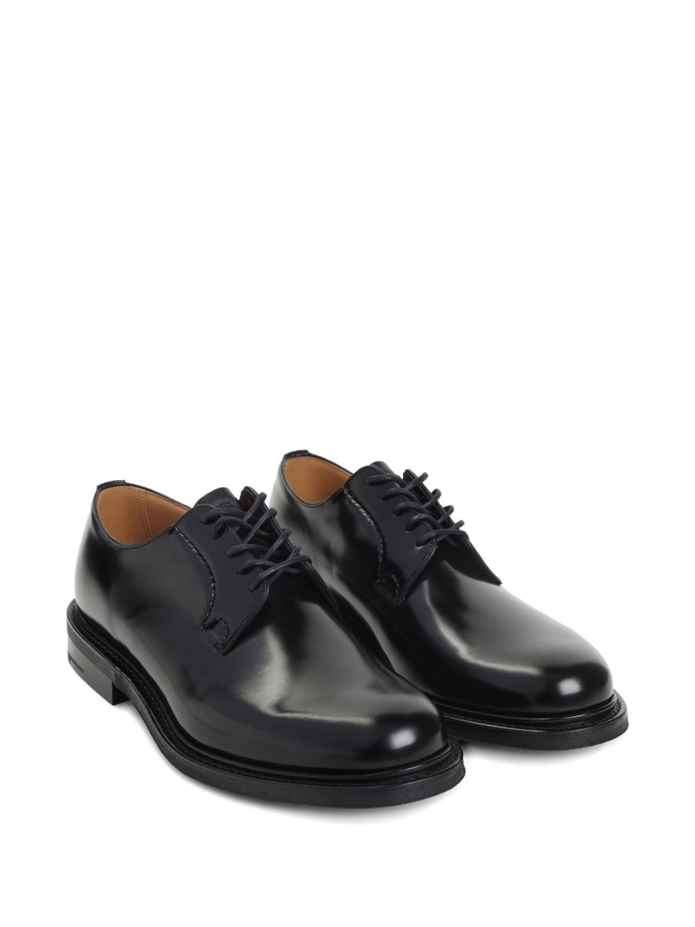 leather derby shoes - 2